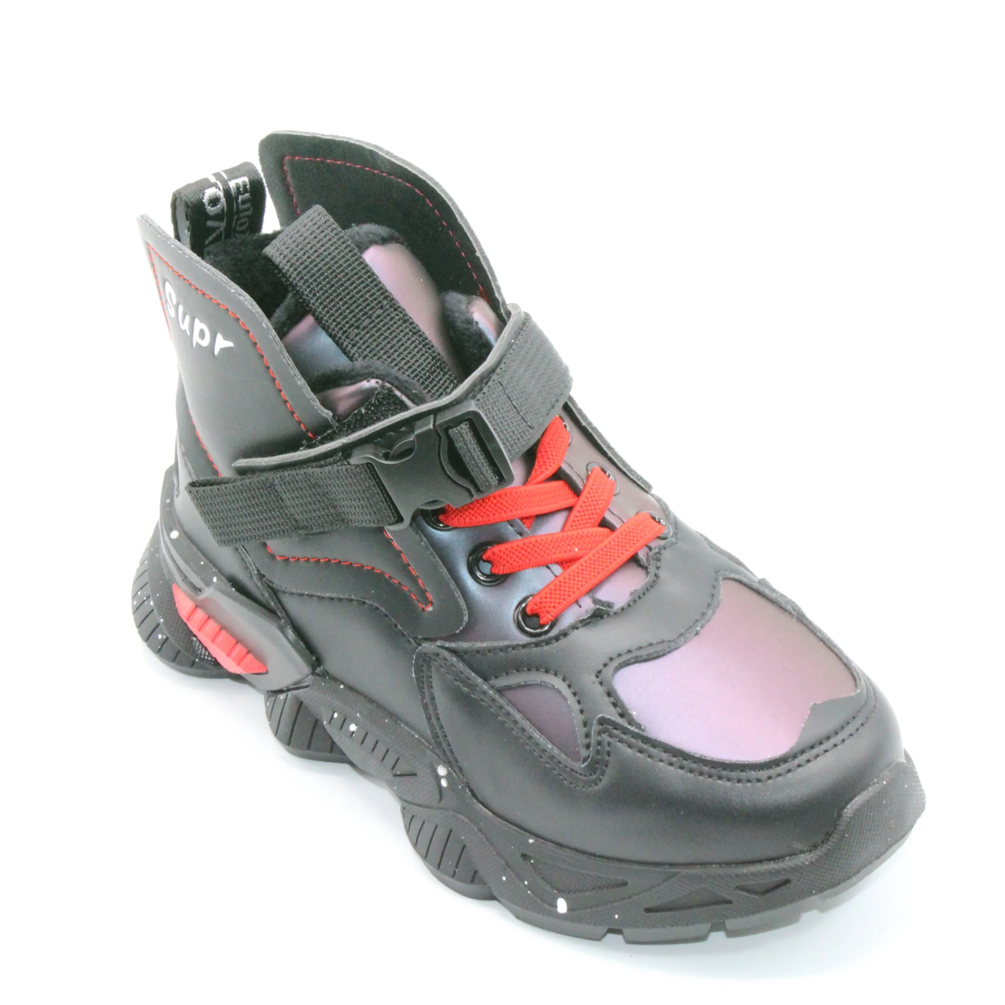 Детские весенние кроссовки черного цвета КАНАРЕЙКА BS03-2515