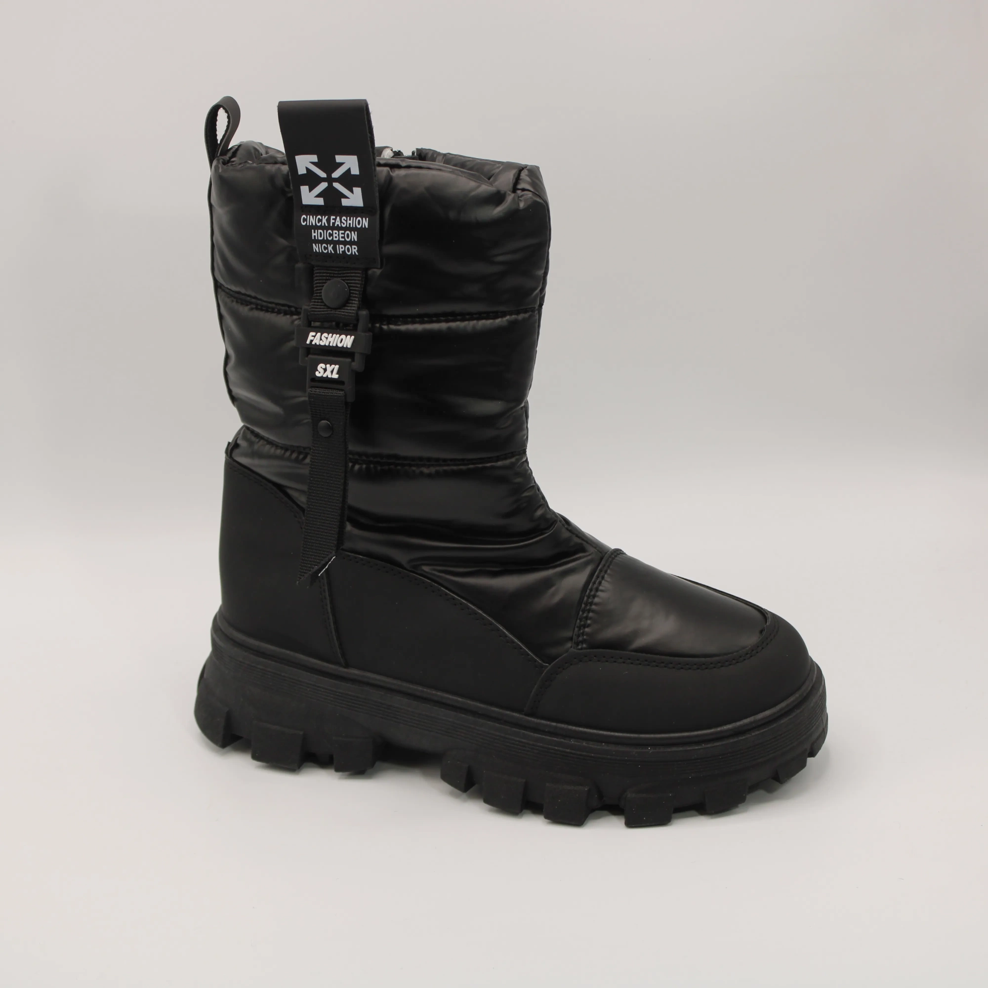 Женские сапоги черного цвета FASHION BS01-1603