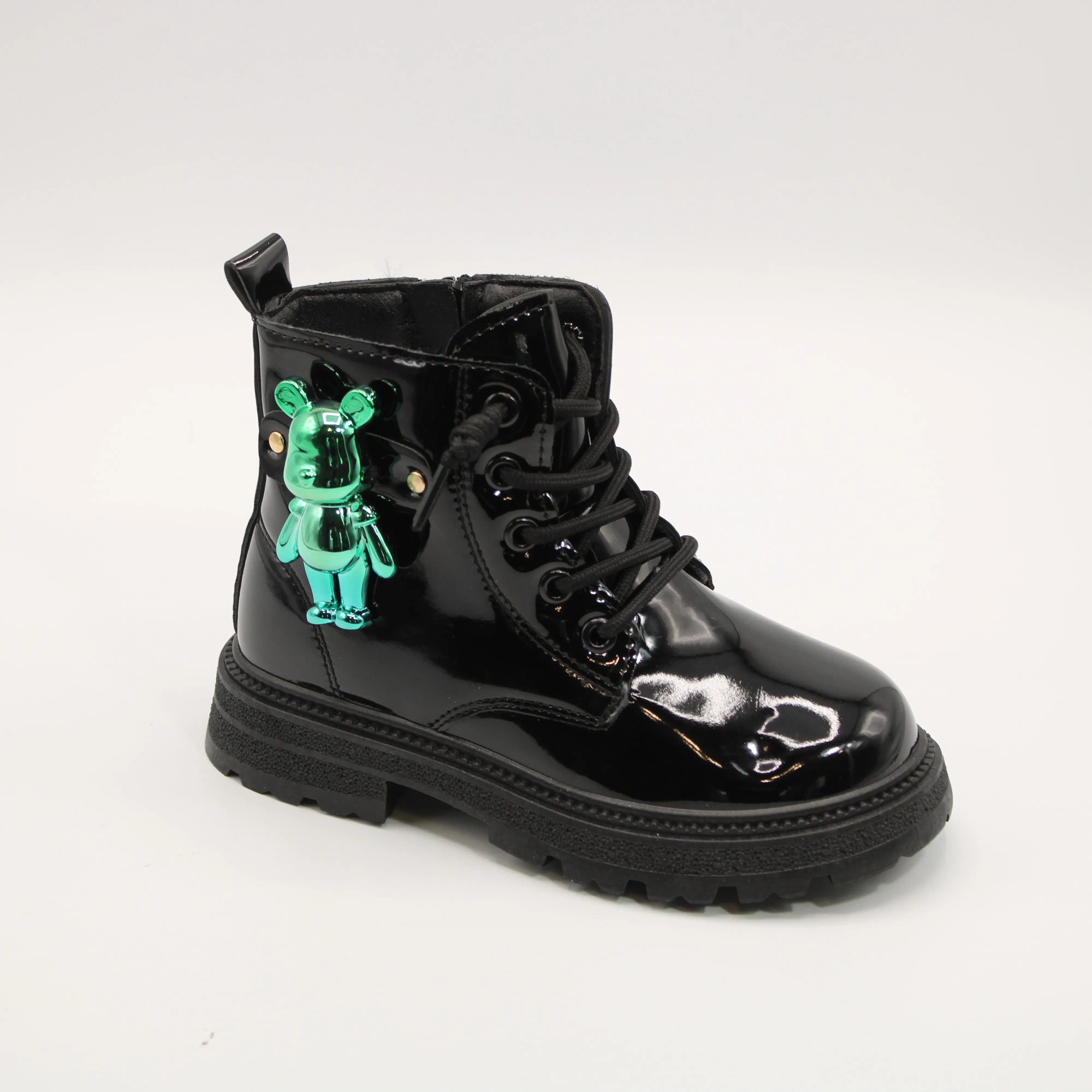 Детские ботинки черного цвета М+Д BS06-1376