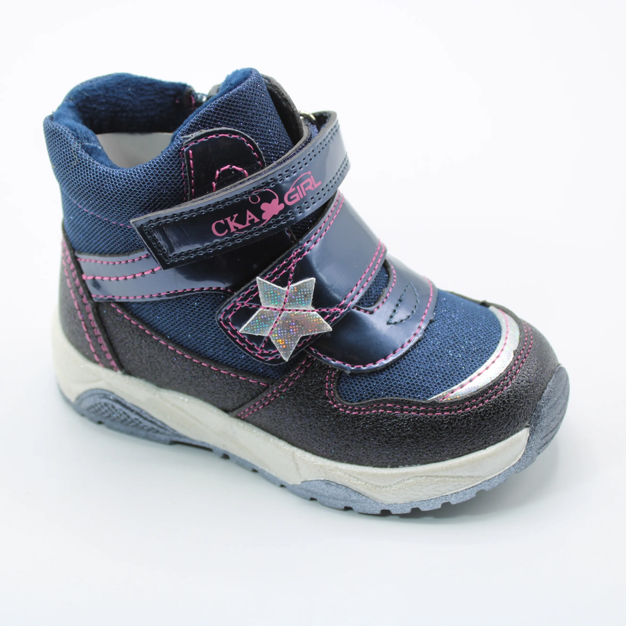 Детские осенние ботинки синего цвета СКАЗКА BS06-393