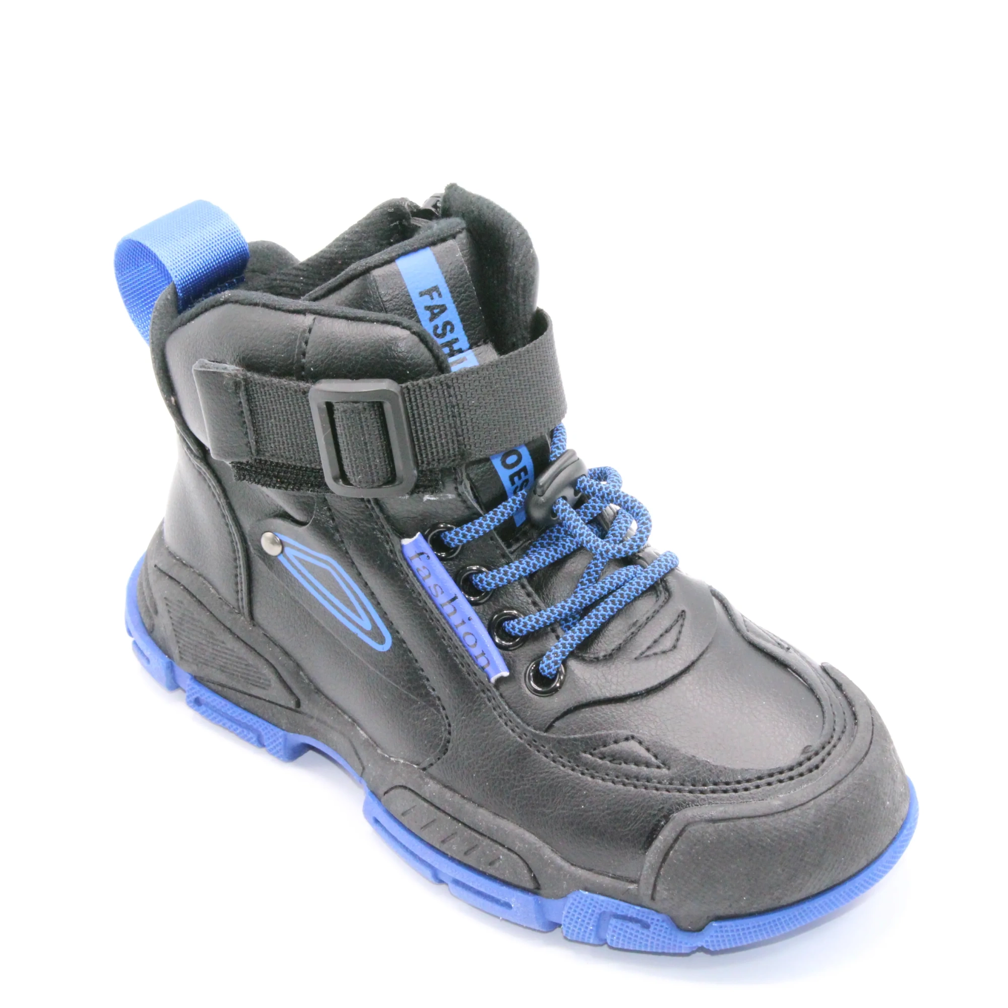 Детские весенние ботинки черного цвета М+Д BS05-47