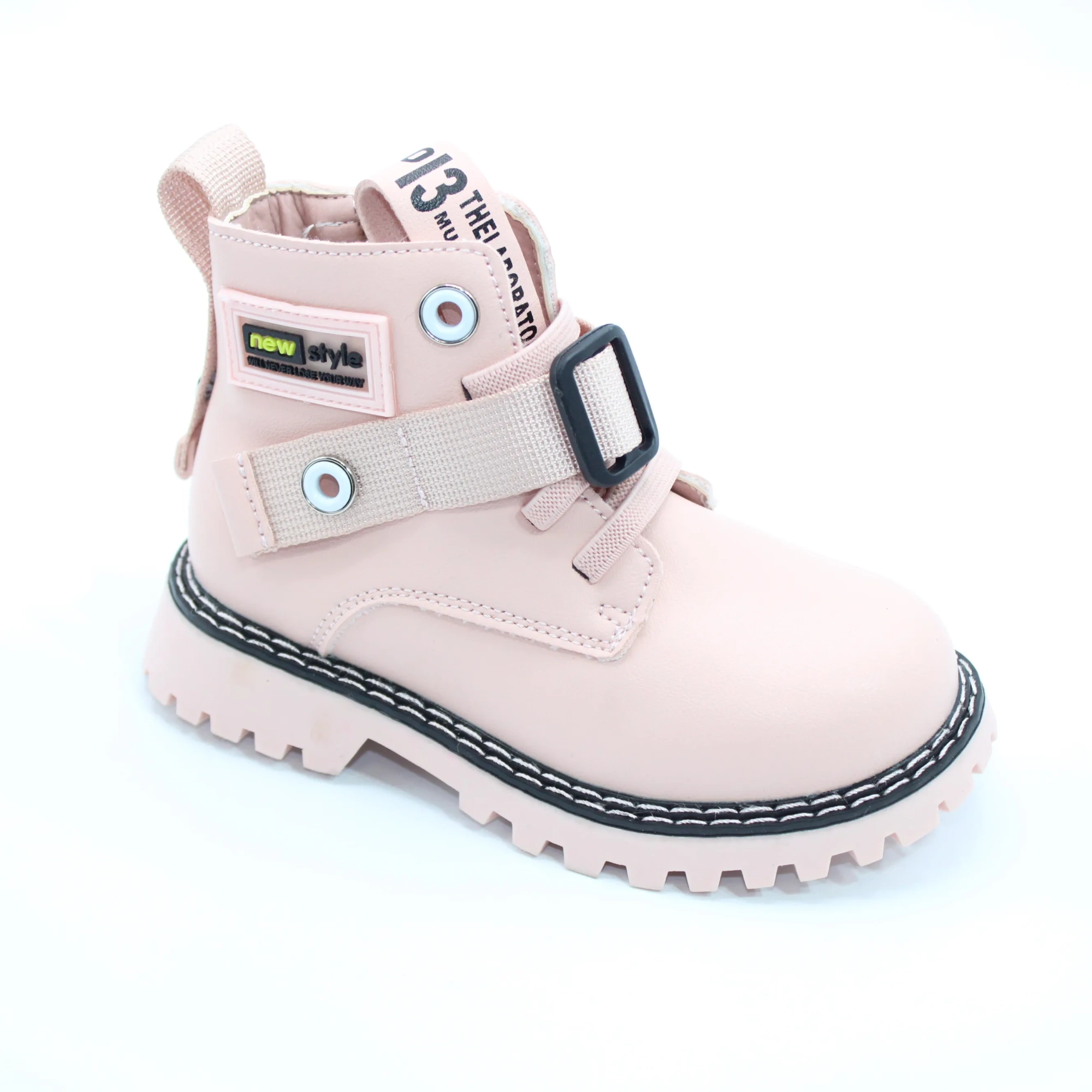 Детские ботинки розового цвета BESSKY BS06-888