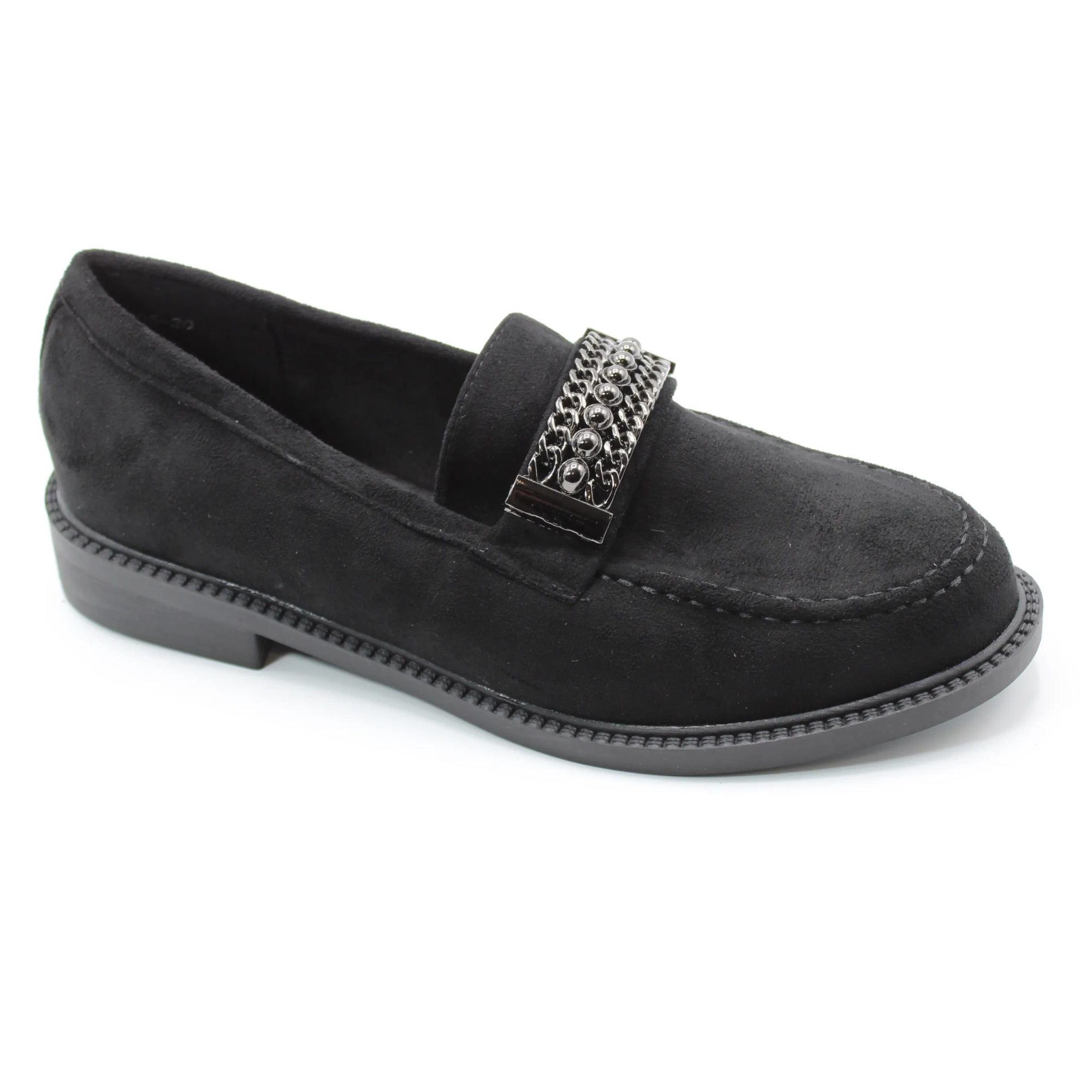 Женские осенние туфли черного цвета MEITESI BS02-877