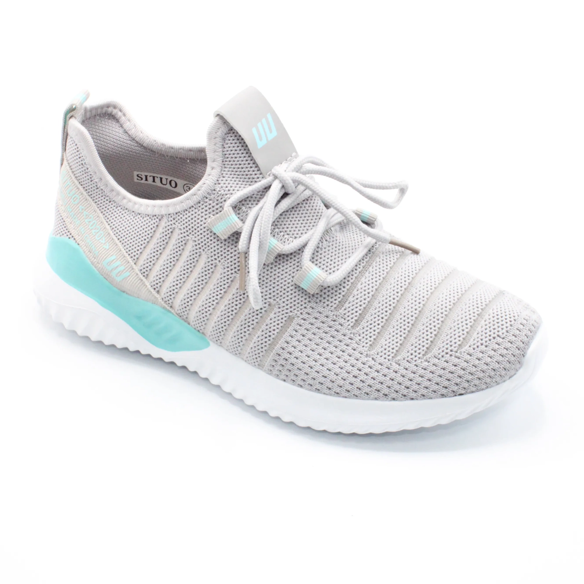 Женские весенние кроссовки серого цвета SITUO BS02-1097