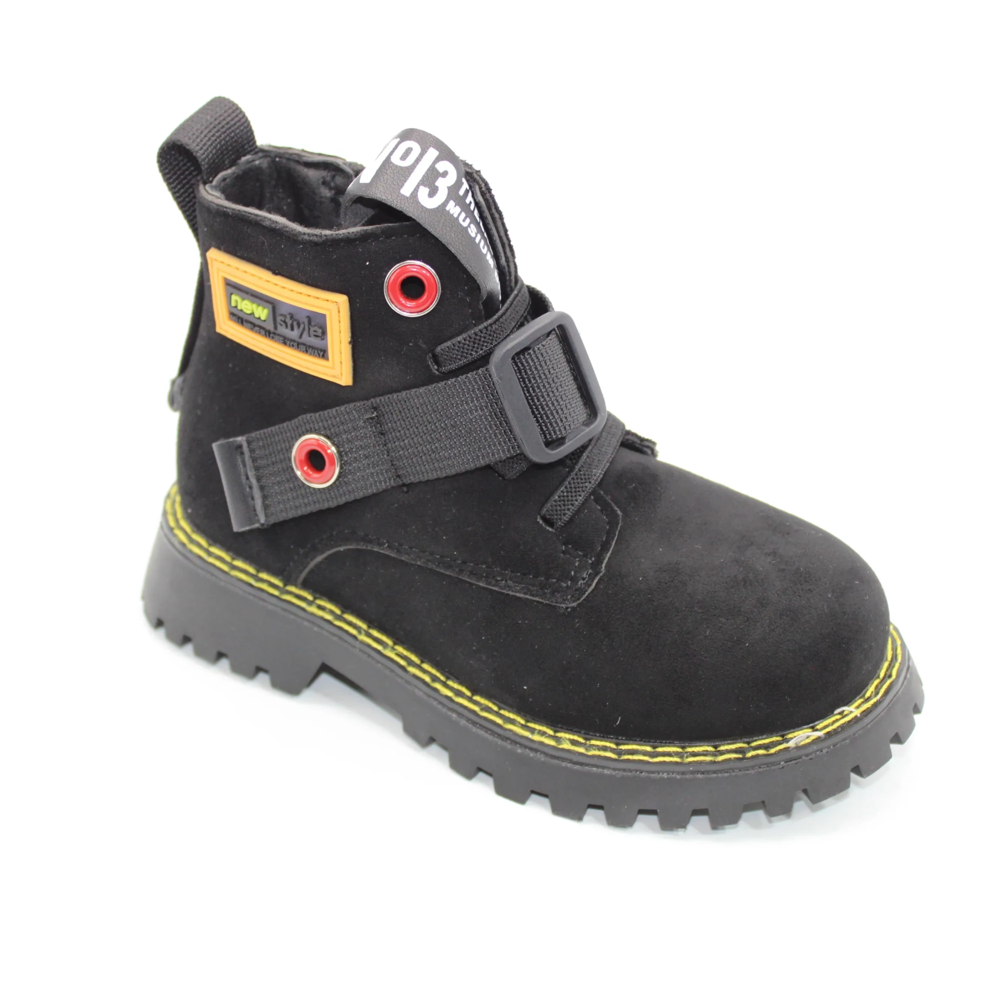 Детские ботинки черного цвета BESSKY BS05-382