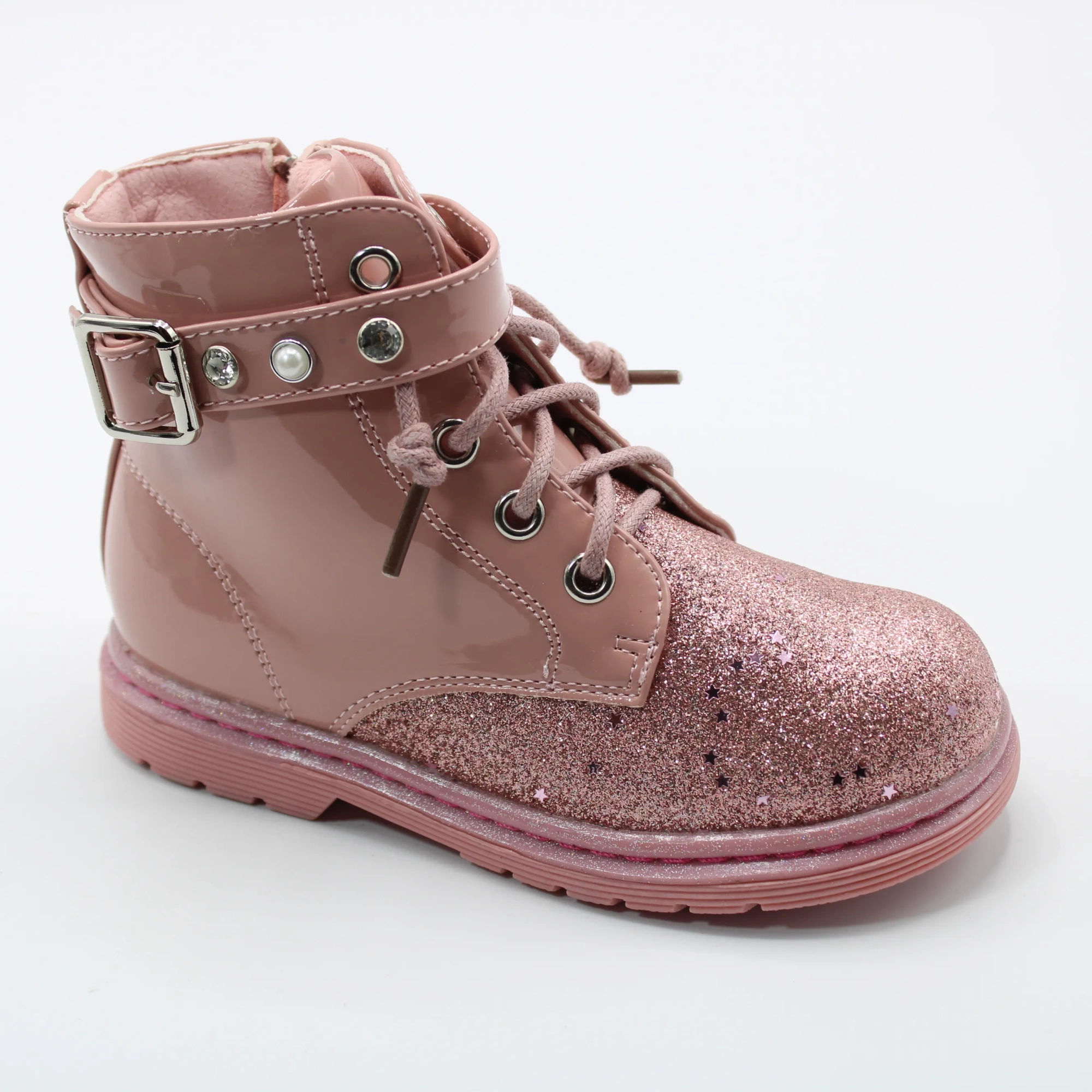 Детские осенние ботинки розового цвета СКАЗКА BS06-394