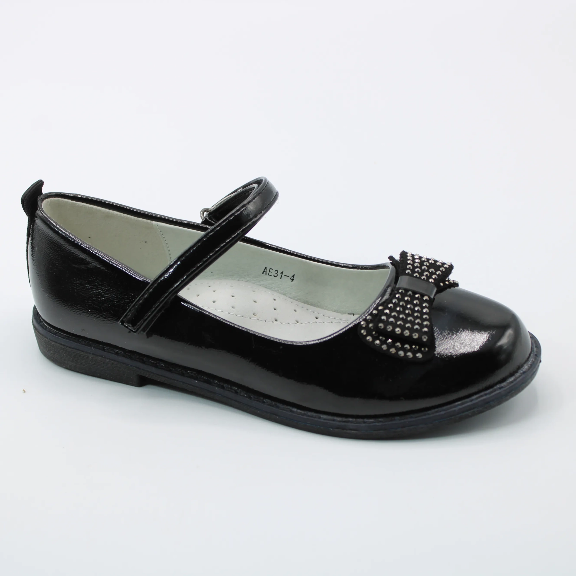 Детские летние туфли черного цвета ИРИНА BS06-249