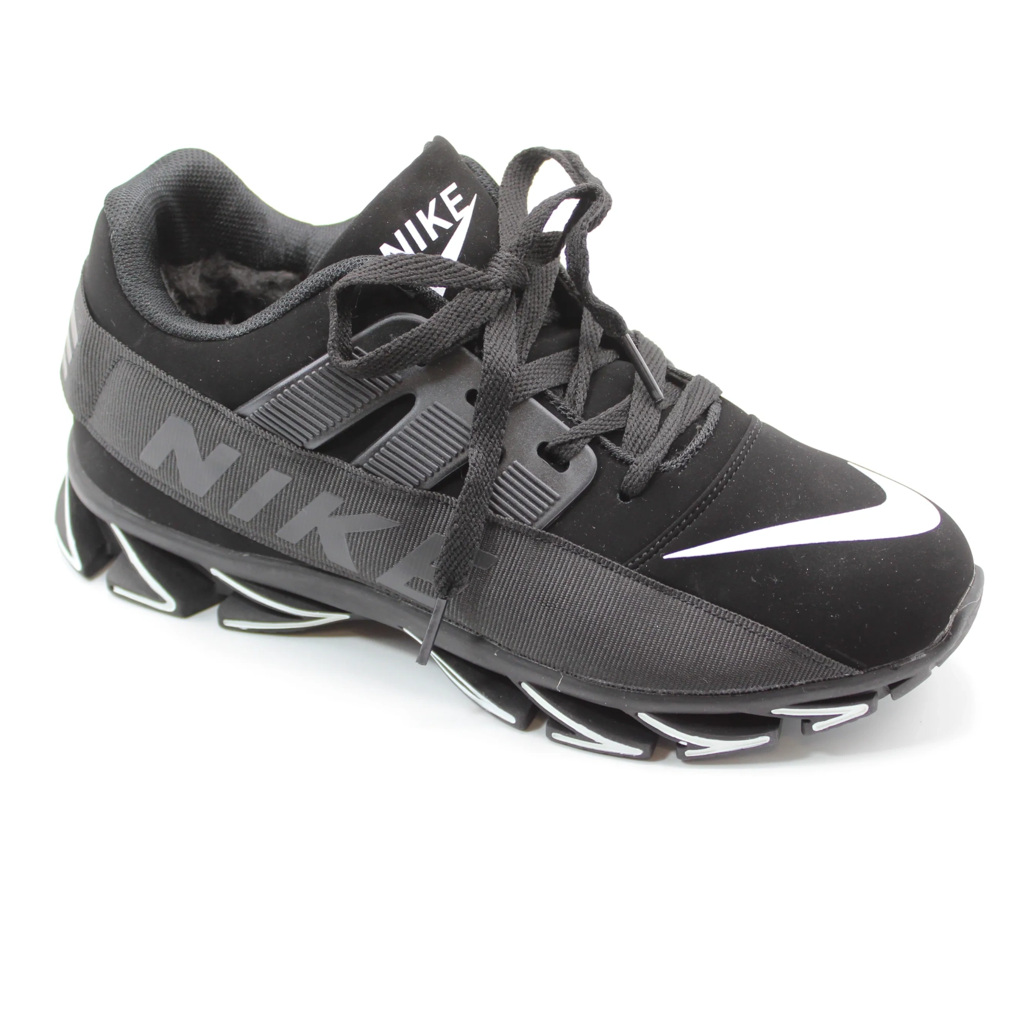 Женские зимние кроссовки черного цвета NIKE BS02-948