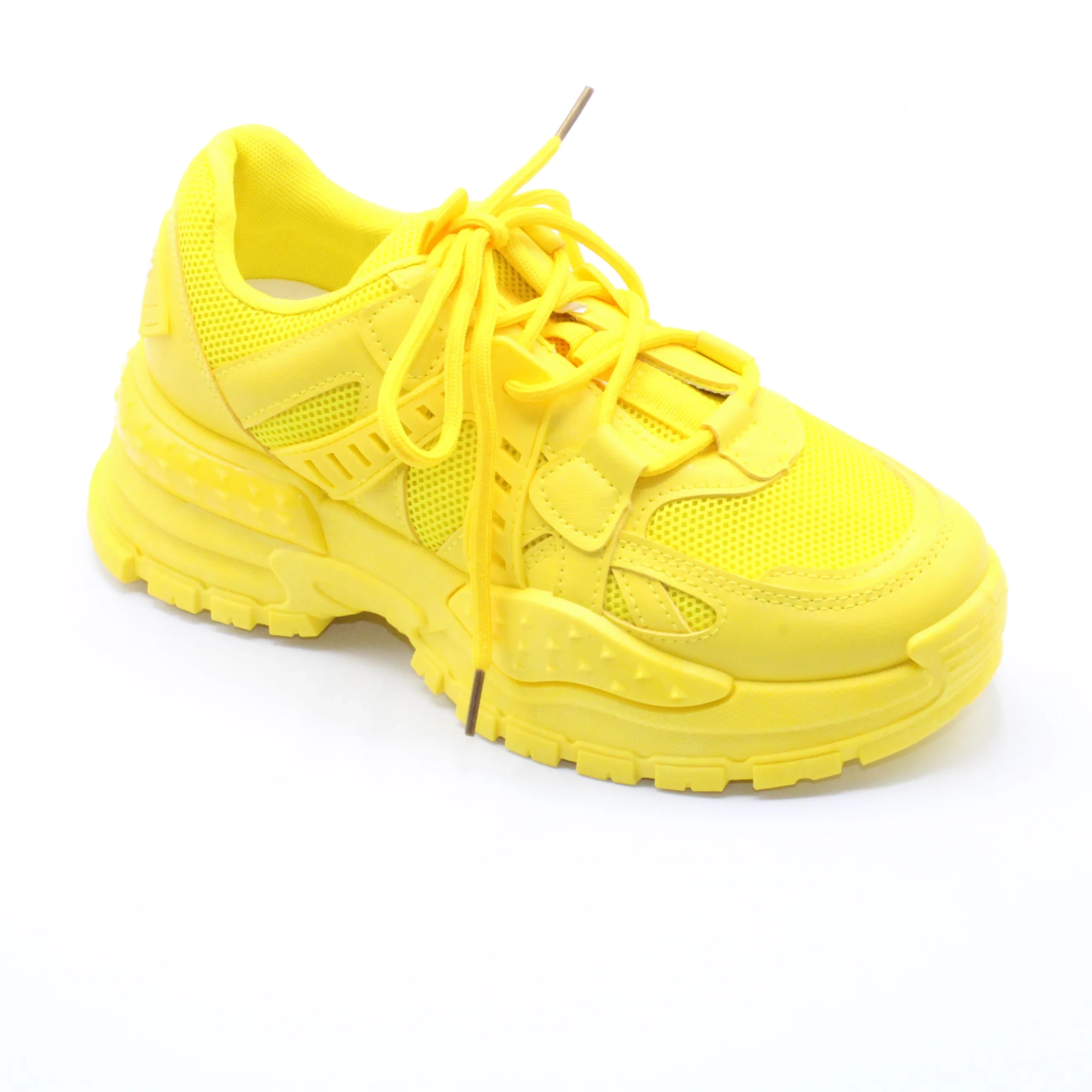 Женские весенние кроссовки желтого цвета LUTA BS01-986