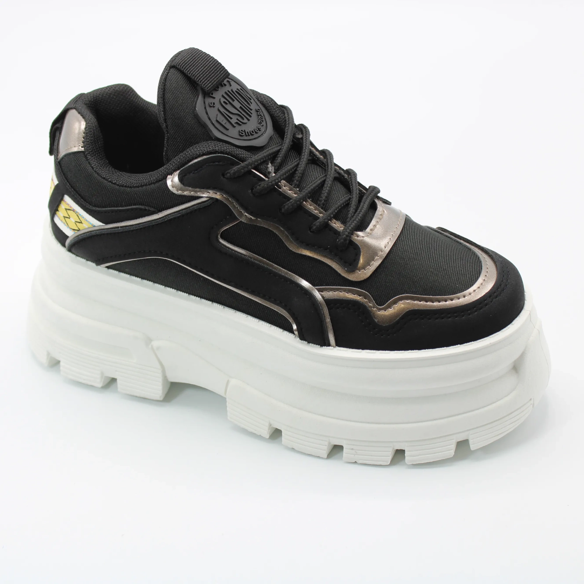 Женские летние кроссовки черного цвета ZEQI BS01-814