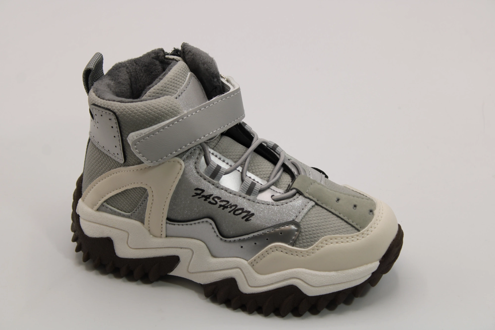 Детские кроссовки серого цвета BOYS AND GIRLS BS03-3097