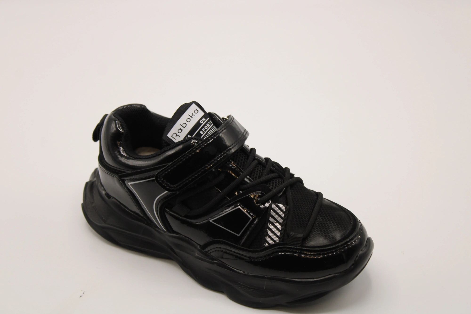 Детские кроссовки черного цвета JONG.GOLF BS05-699