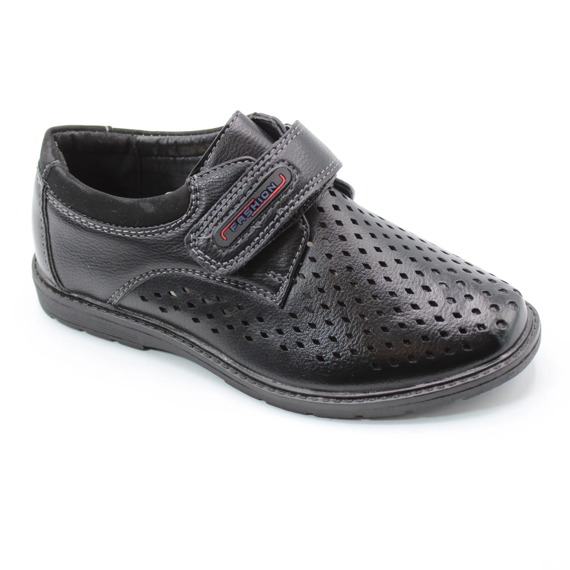 Детские осенние туфли черного цвета SLV BS06-369