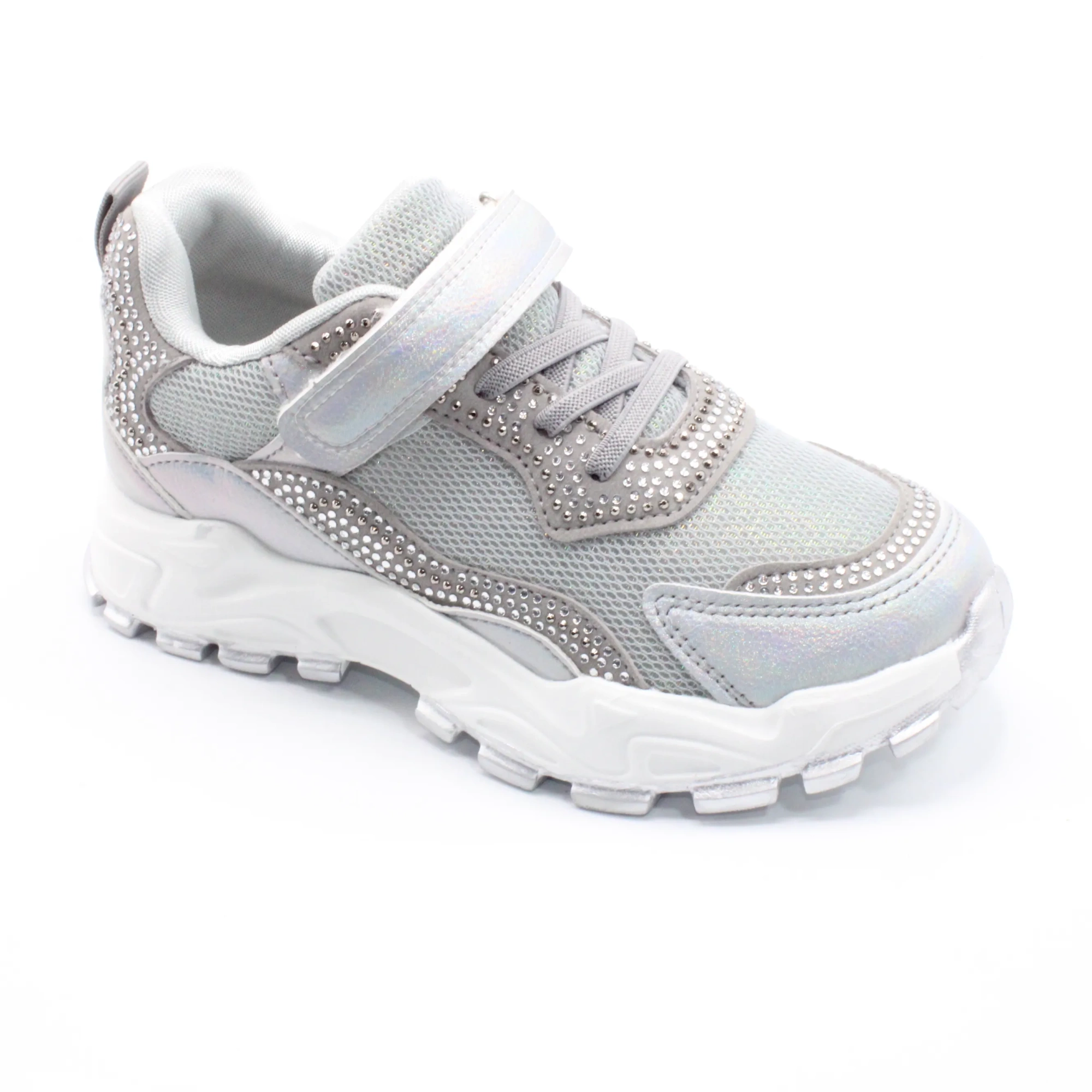 Детские весенние кроссовки серого цвета JONG.GOLF BS06-596