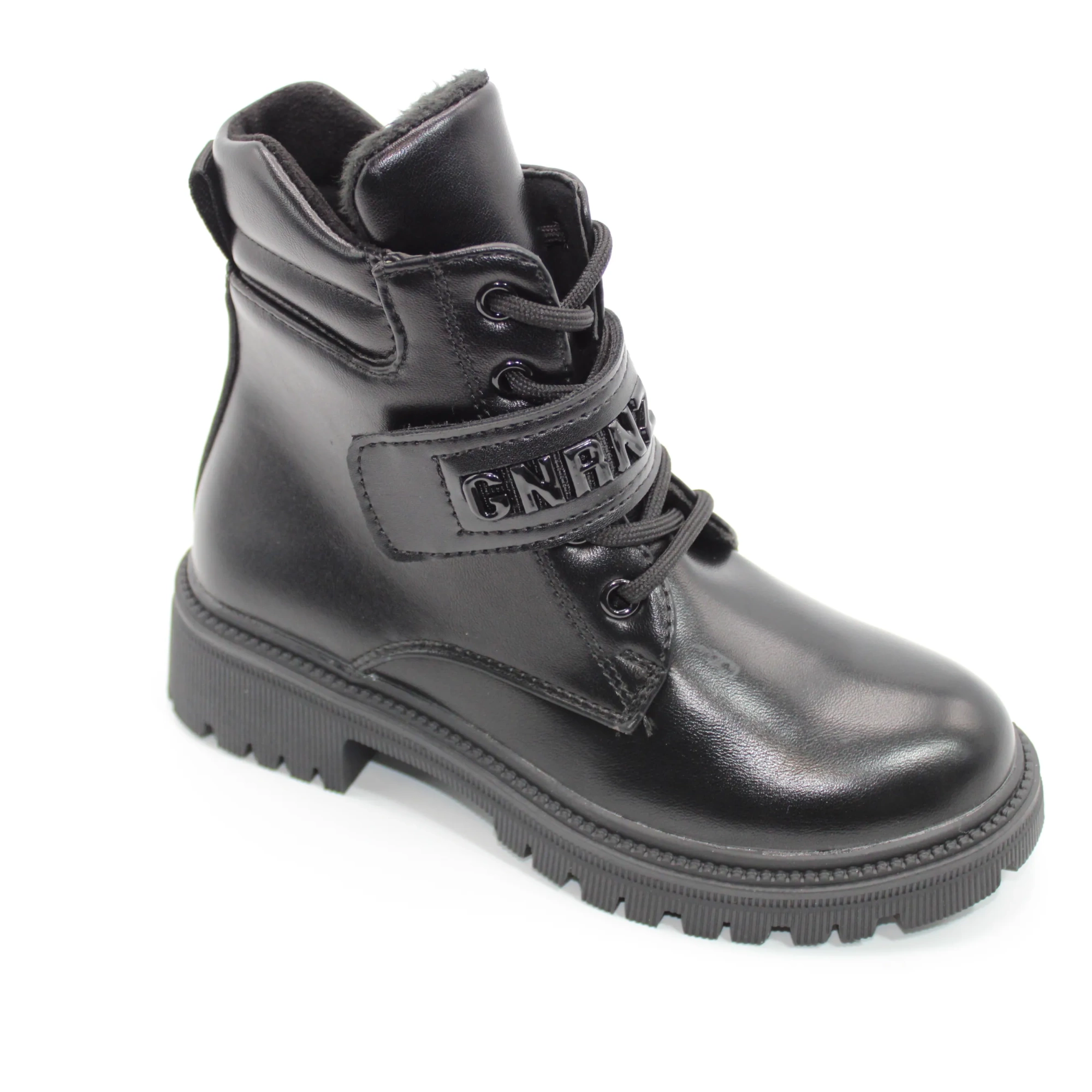 Детские ботинки черного цвета YTOP BS06-905