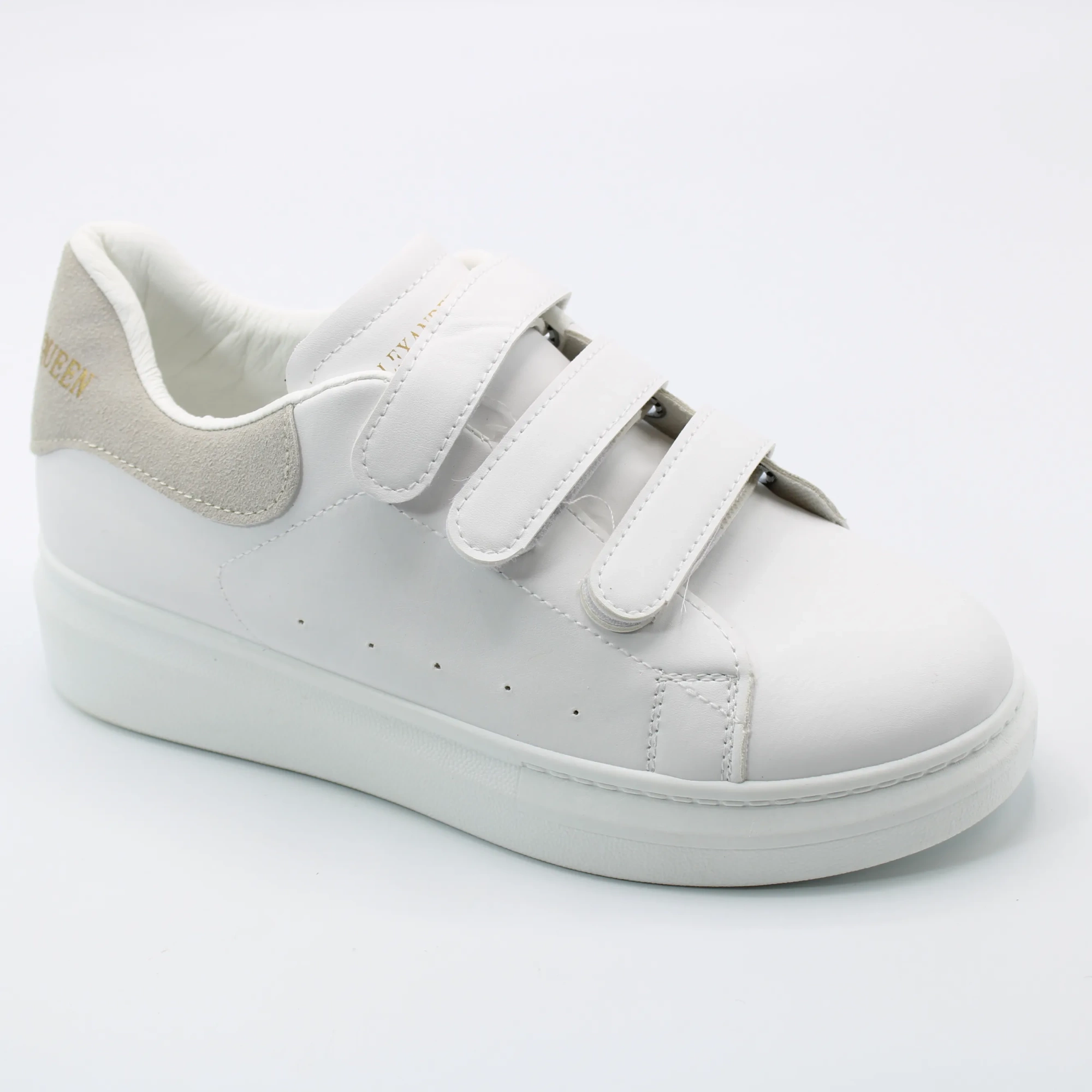 Женские летние кроссовки белого цвета ALEXANDER MCQUEEN BS01-783