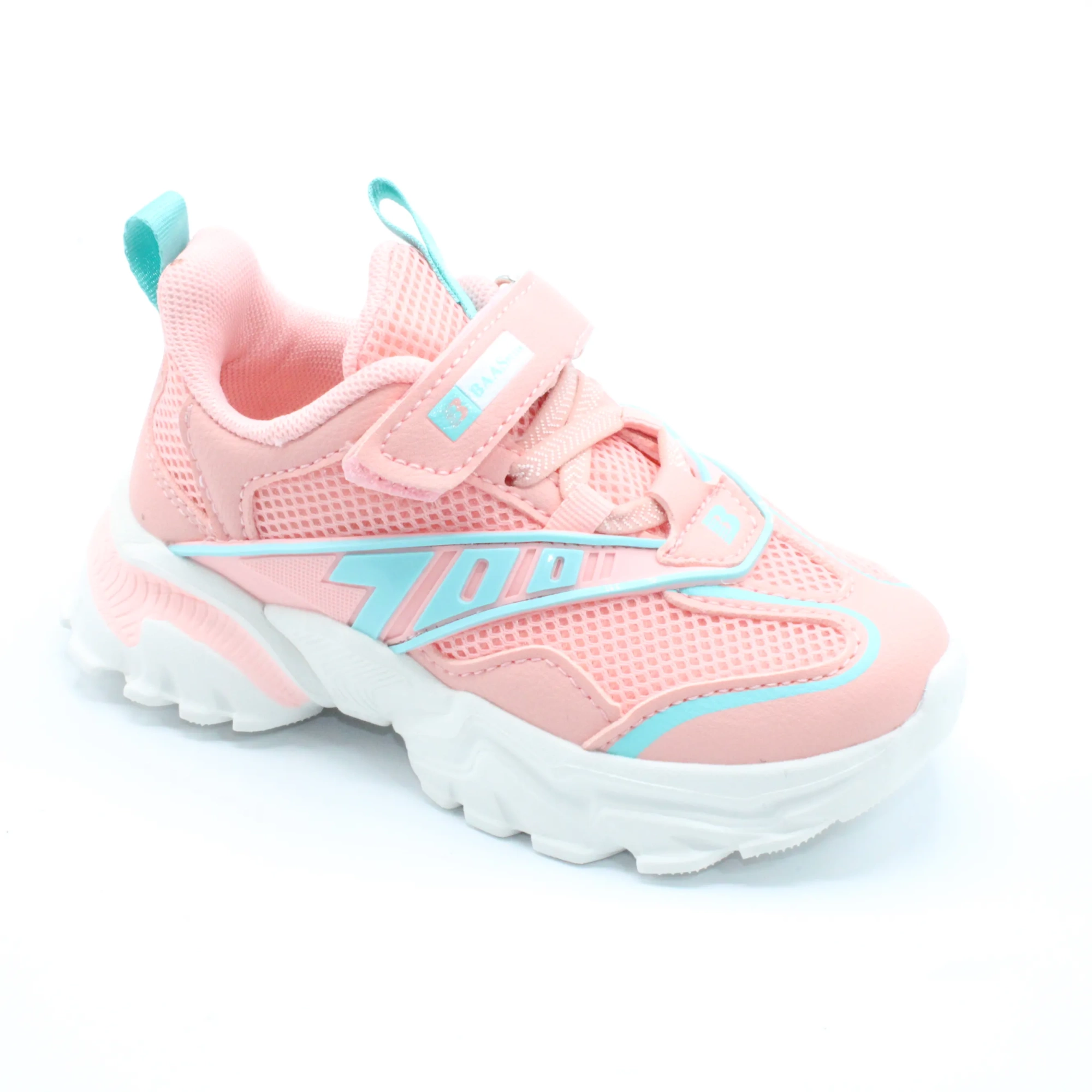 Детские весенние кроссовки розового цвета BAAS BS05-247