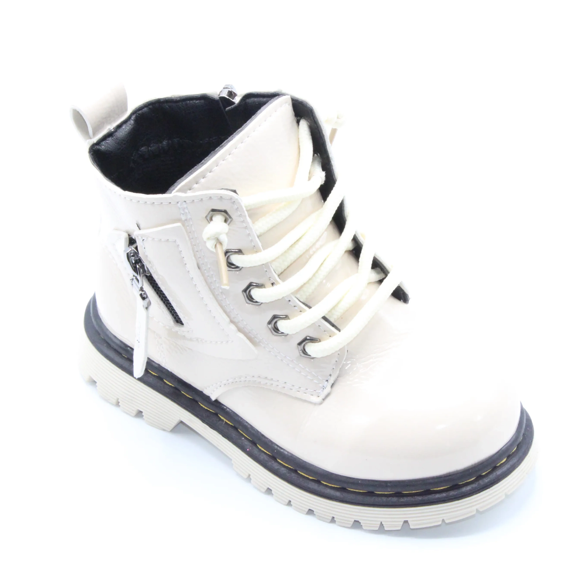 Детские весенние ботинки бежевого цвета BESSKY BS06-543