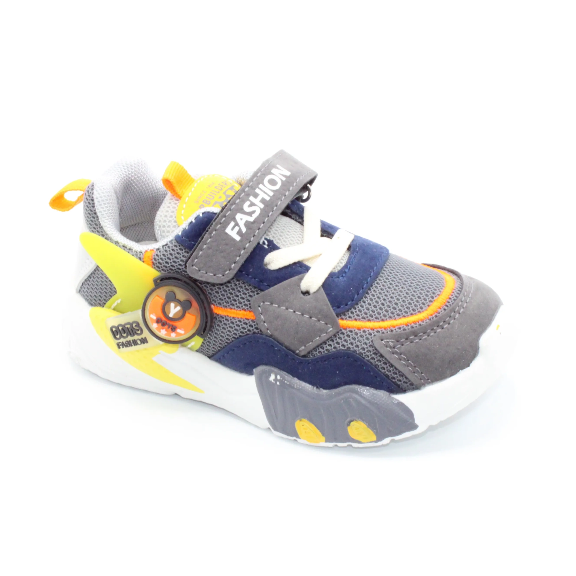 Детские весенние кроссовки серого цвета М+Д BS06-594