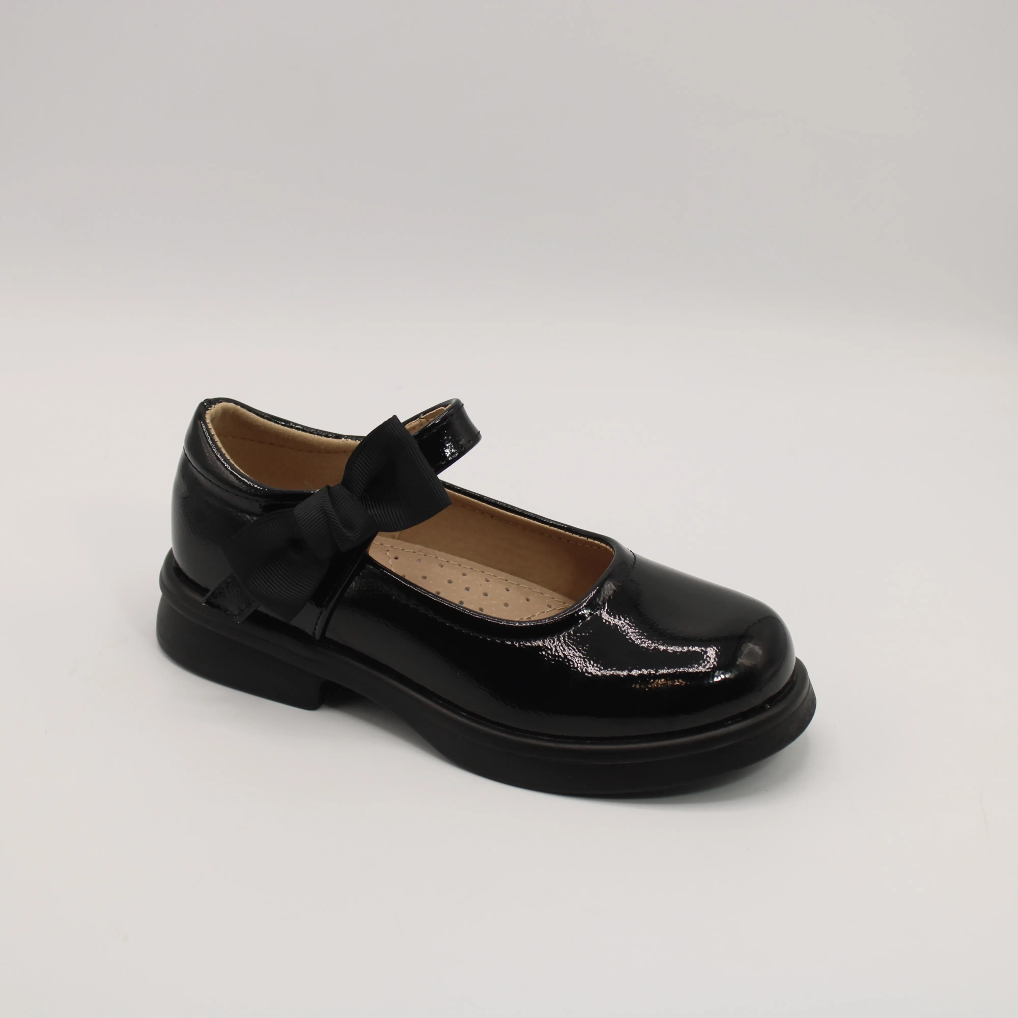 Детские туфли черного цвета КАПИТОШКА BS03-3371