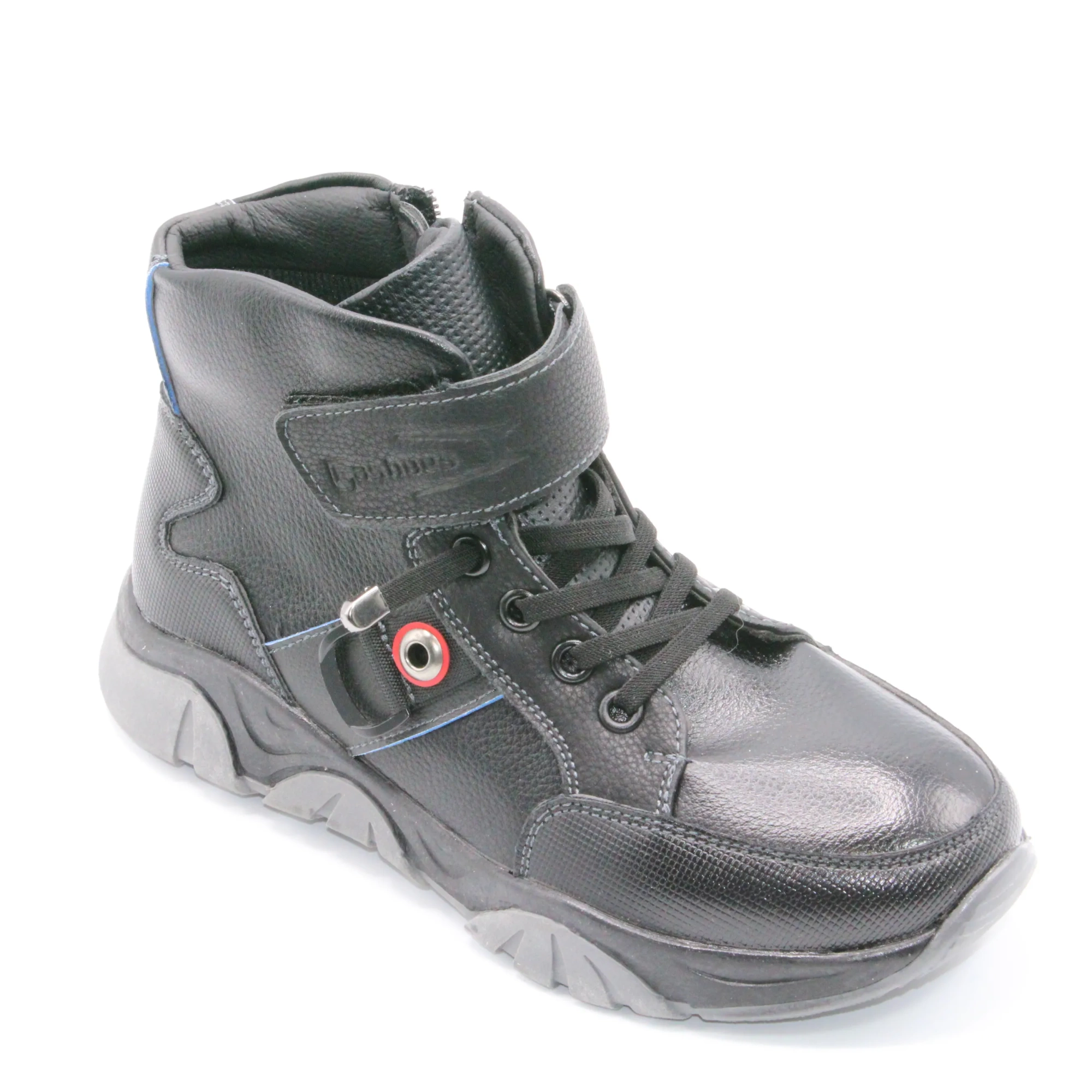 Детские весенние ботинки черного цвета М+Д BS05-48