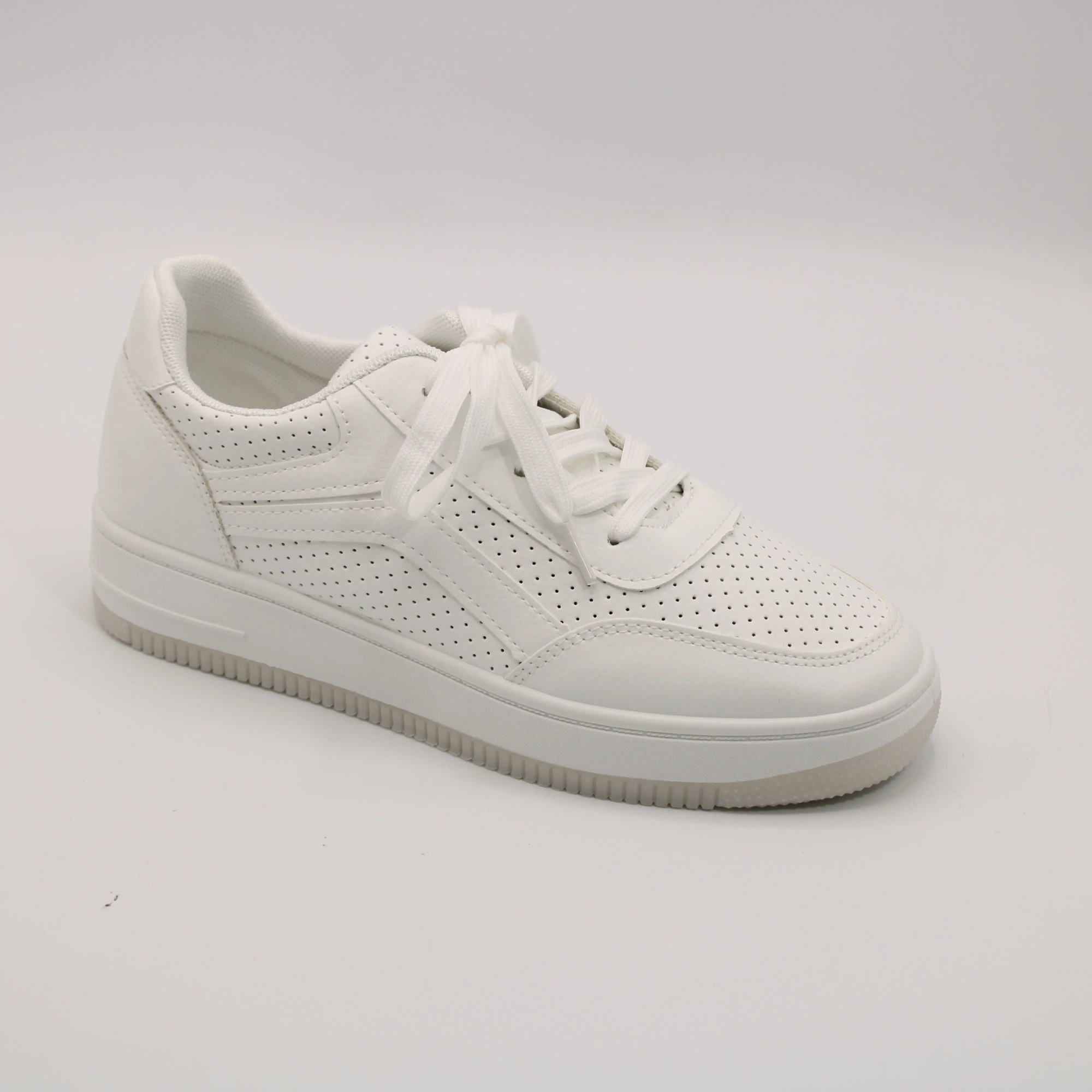 Женские  кеды белого цвета белого цвета OLADI BS02-1649