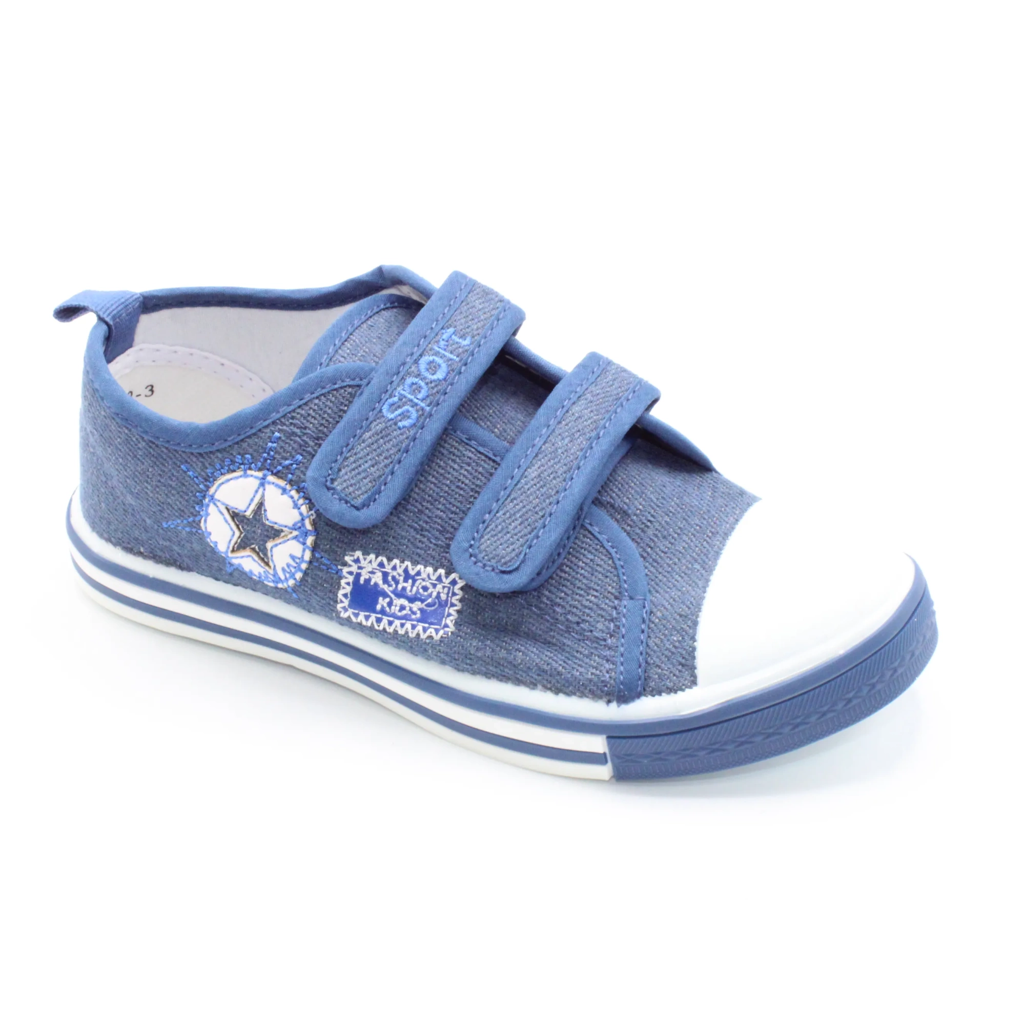 Детские весенние кеды синего цвета МИКАСА BS03-2607