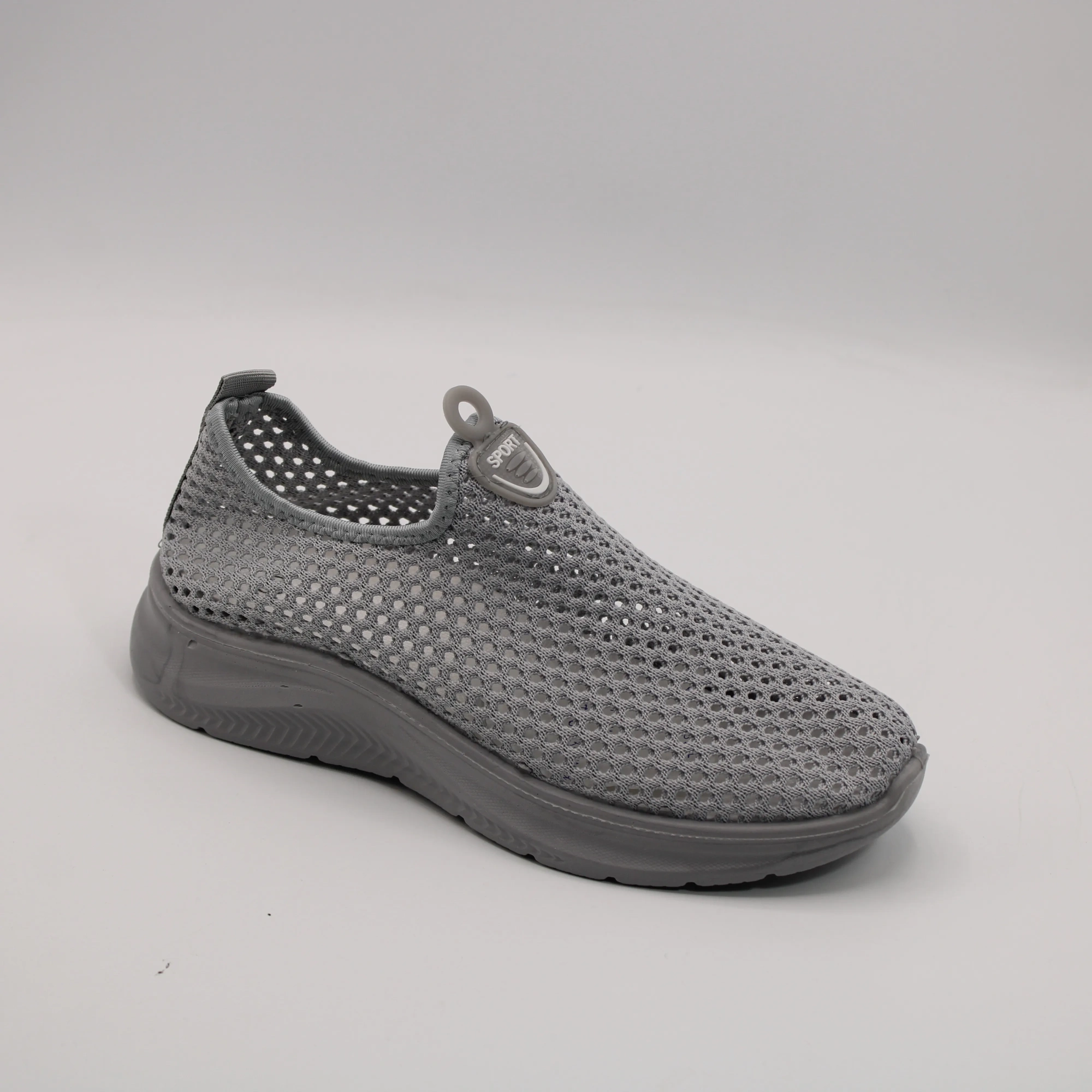 Женские слипоны серого цвета LМ BS02-1657