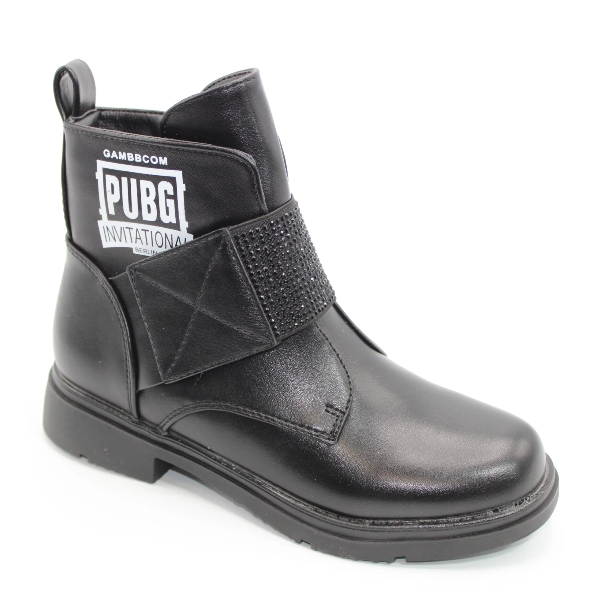 Детские ботинки черного цвета BESSKY BS03-2778