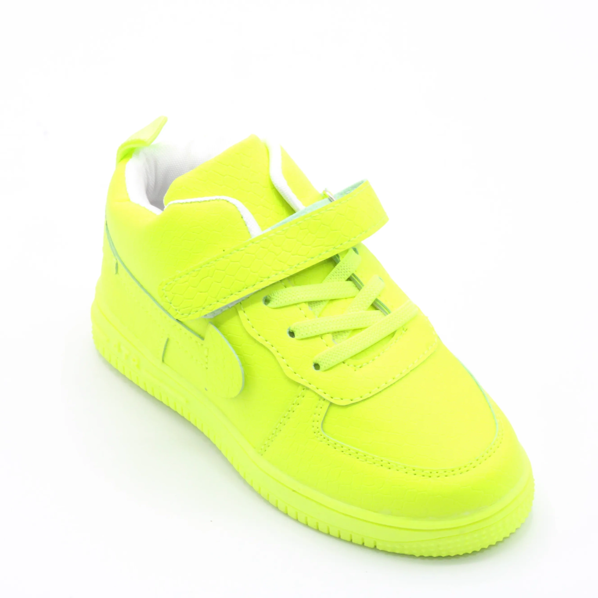 Детские весенние кроссовки салатового цвета NIKE BS05-32