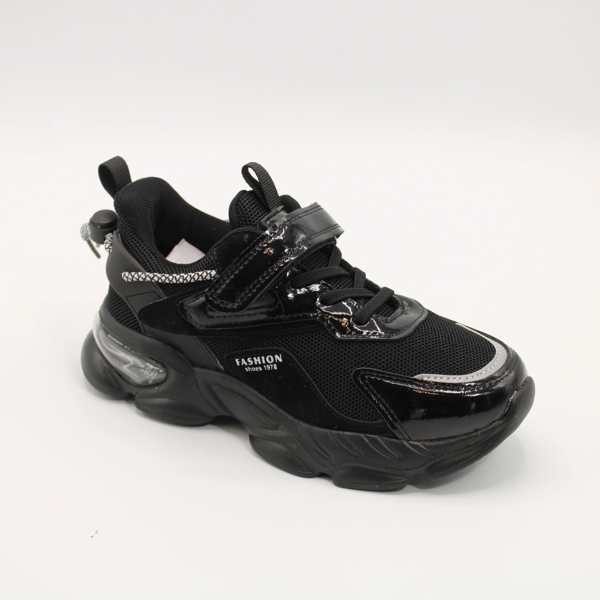 Детские кроссовки черного цвета JONG.GOLF BS05-920