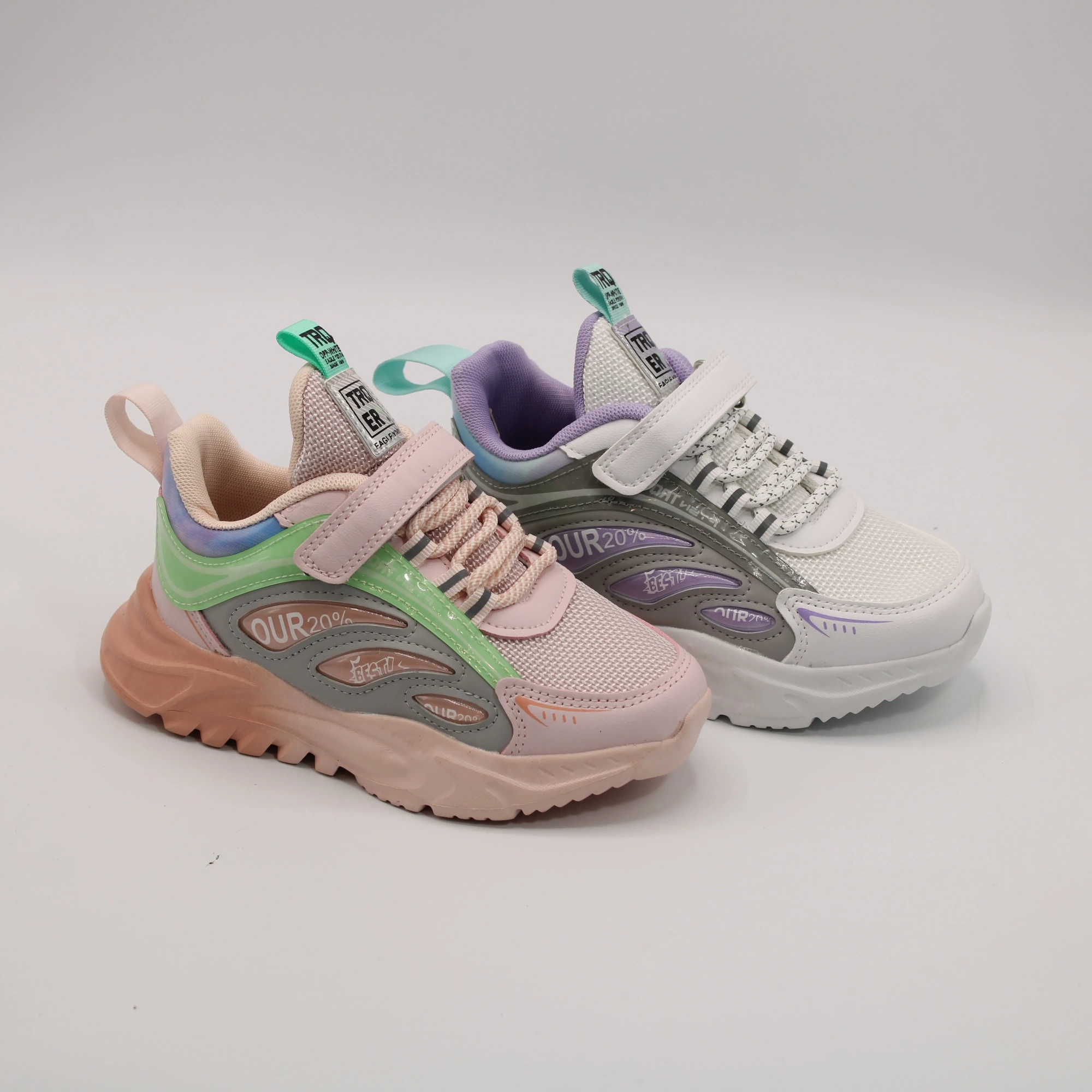 Детские кроссовки различных цветов BOYS AND GIRLS BS05-946