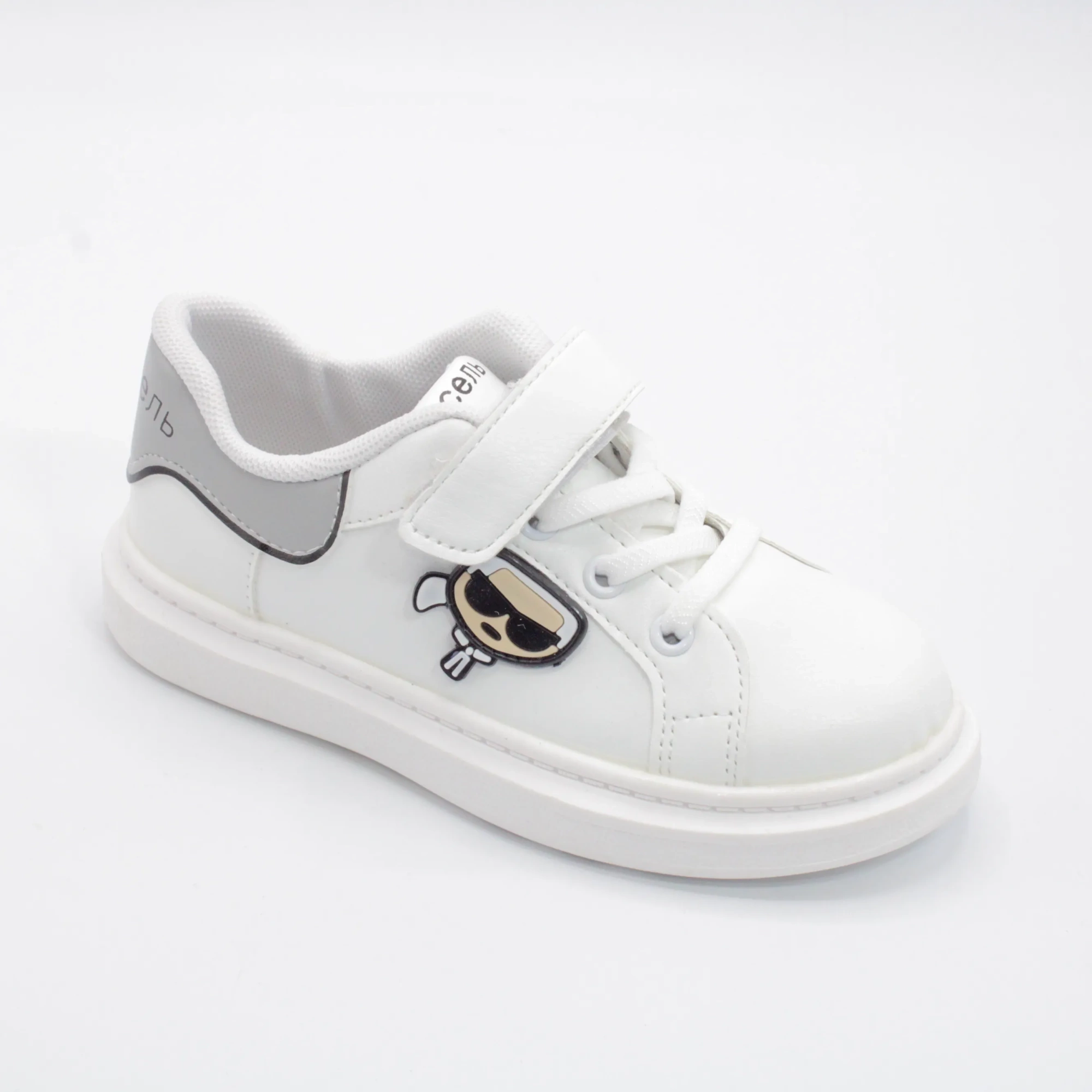 Детские кроссовки белого цвета белого цвета КАРУСЕЛЬ BS05-312