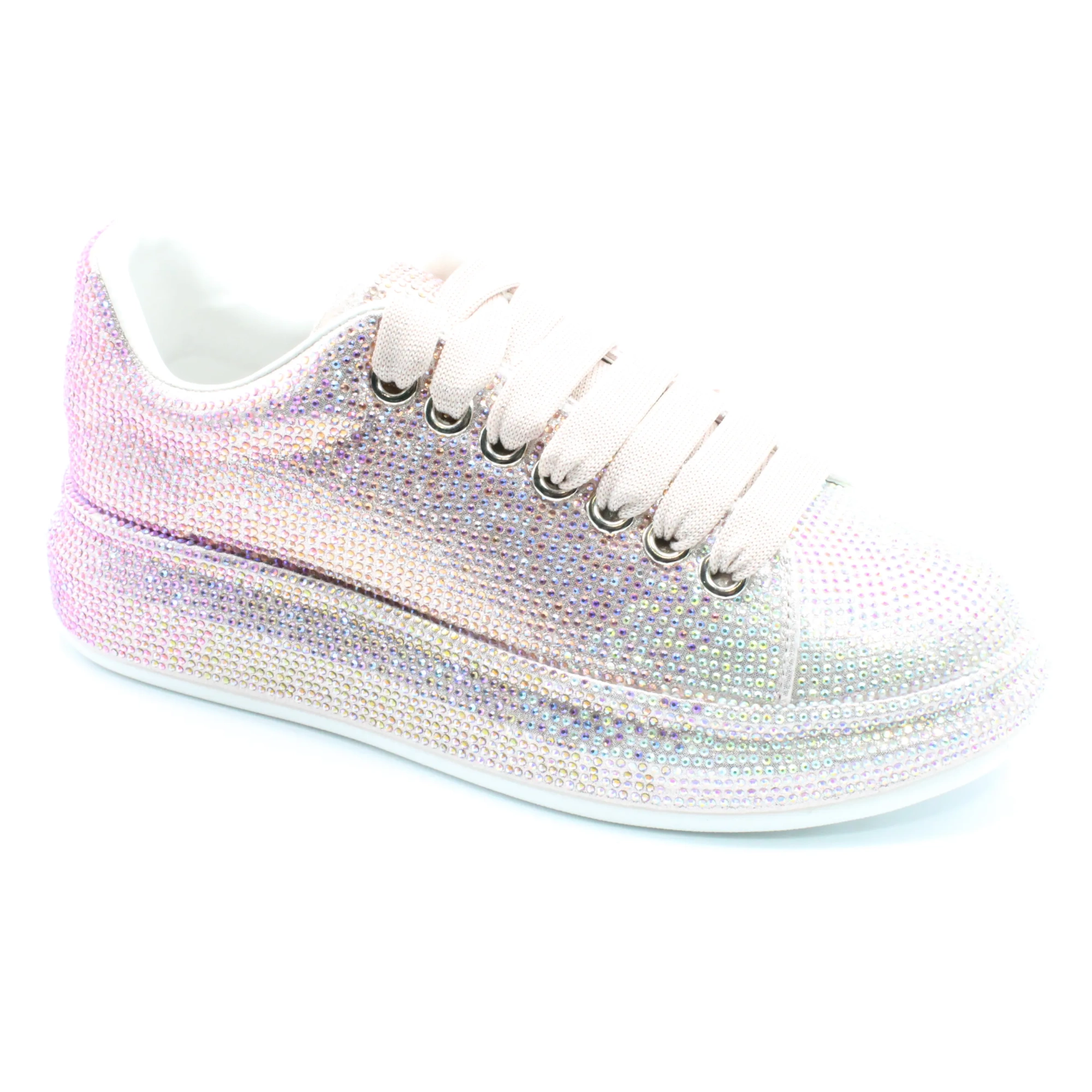 Женские весенние кроссовки розового цвета BS02-1136