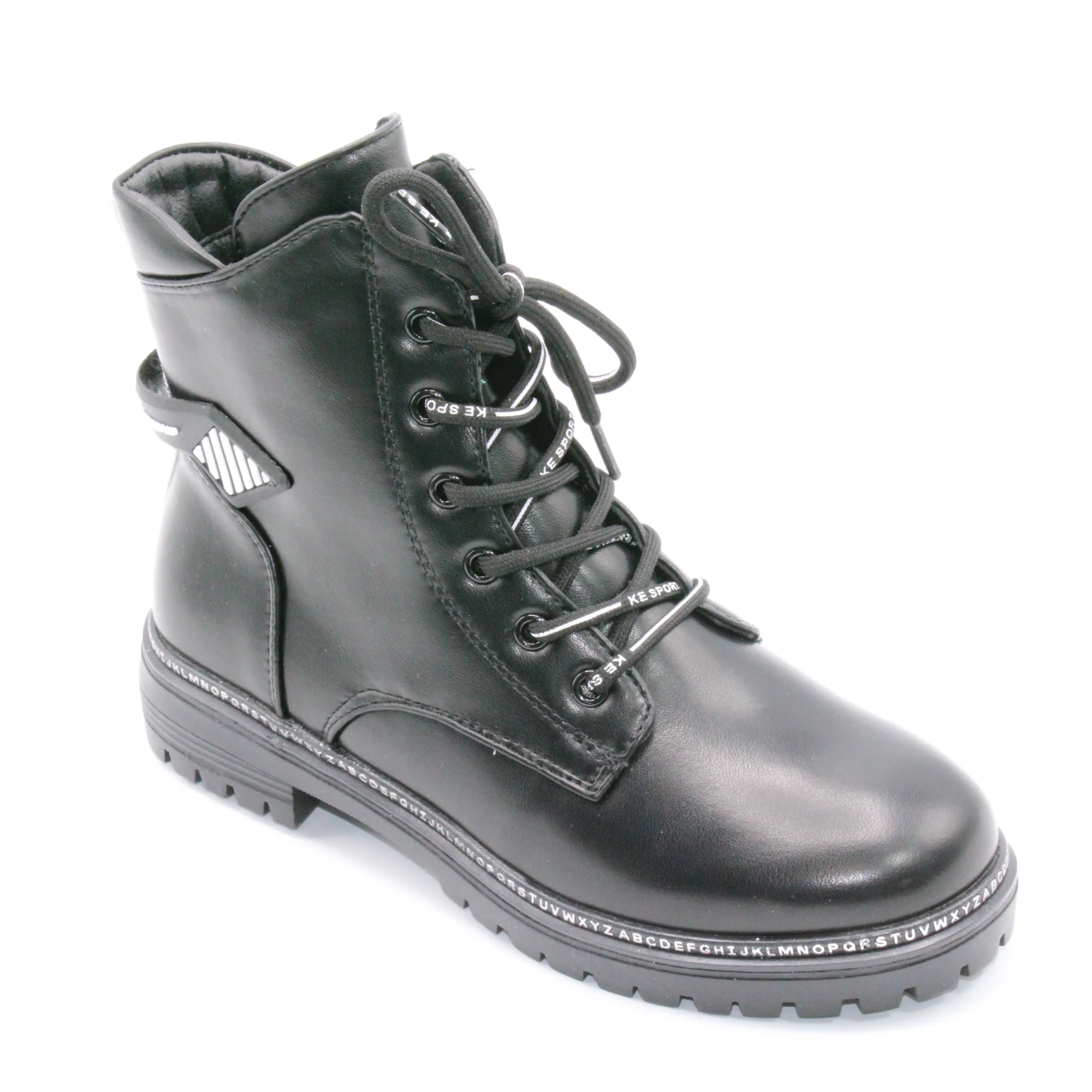 Детские весенние ботинки черного цвета BESSKY BS06-551