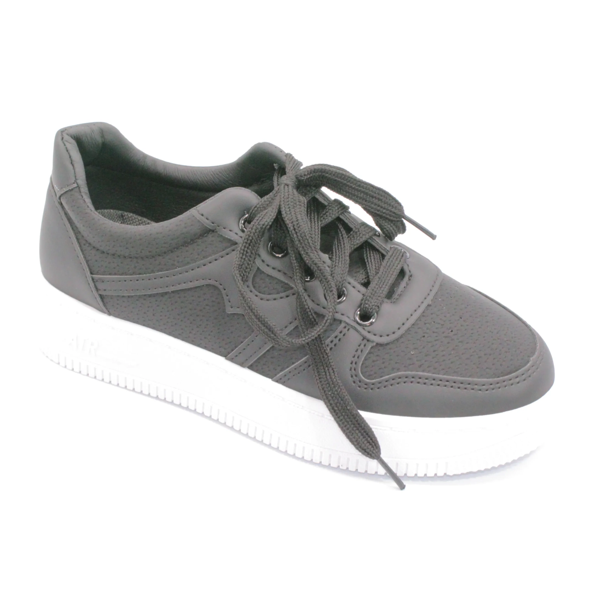 Женские кроссовки черного цвета JUALU BS06-878