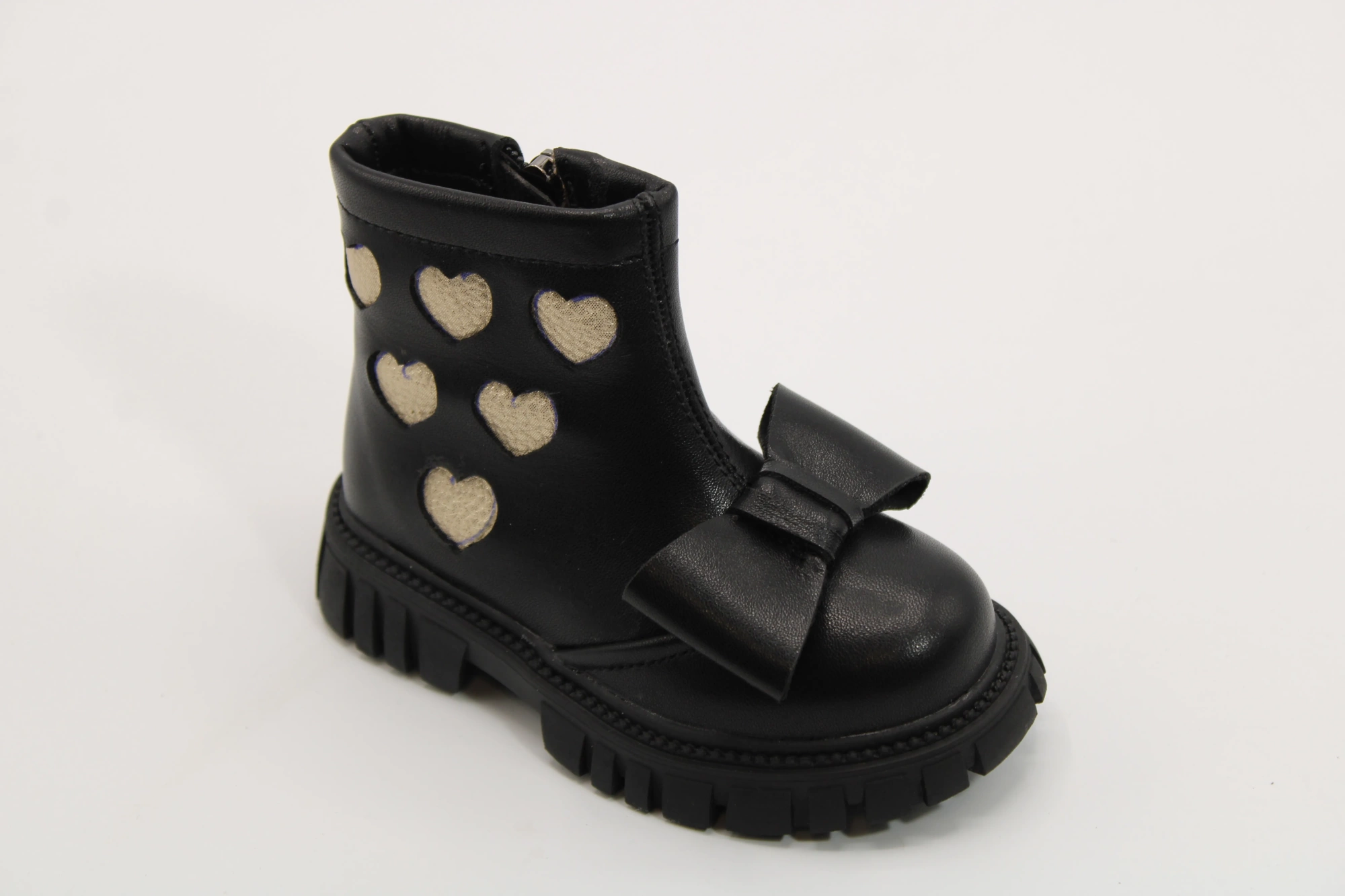 Детские ботинки черного цвета МИКАСА BS03-3120