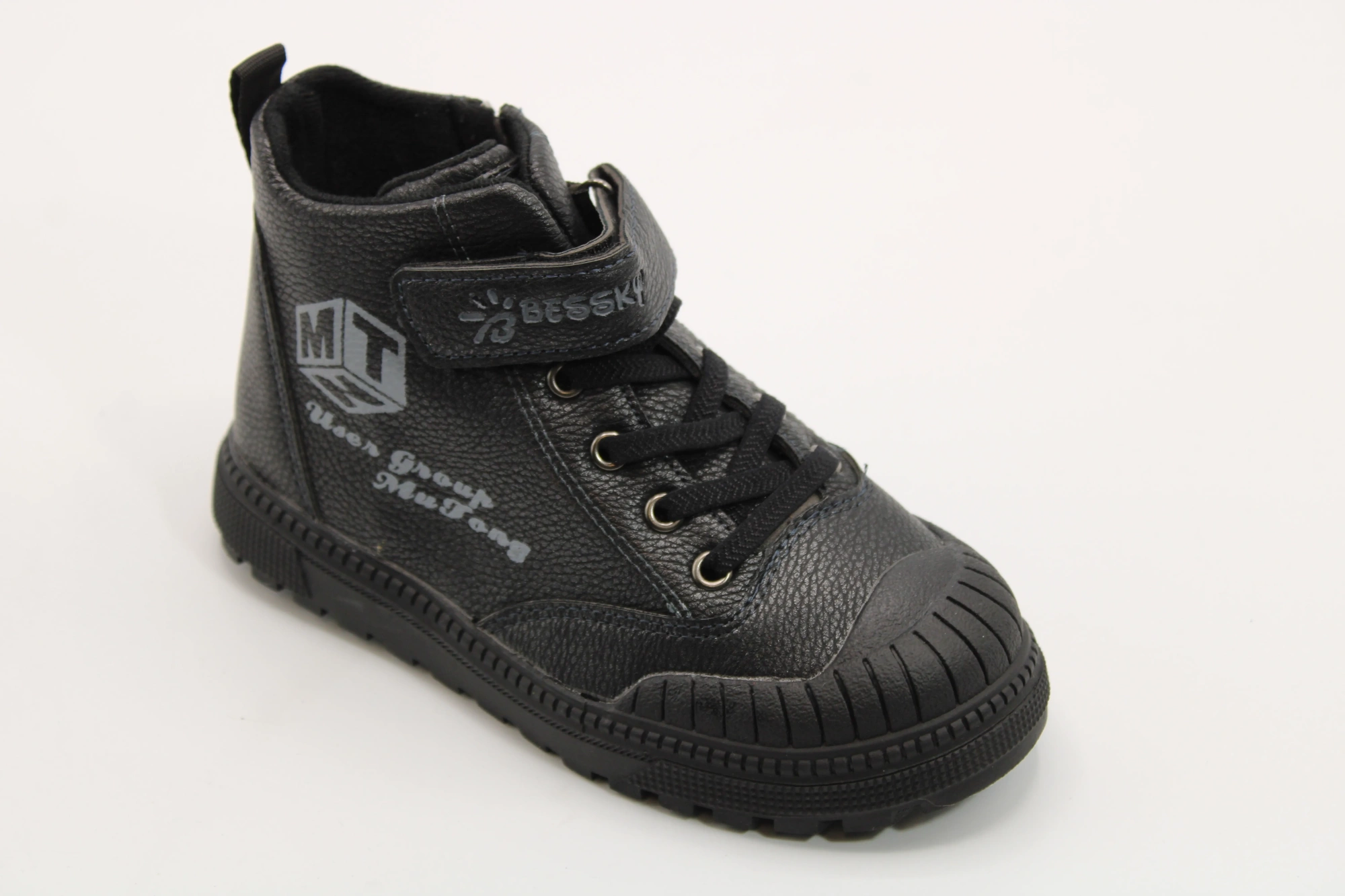 Детские ботинки черного цвета BESSKY BS05-803