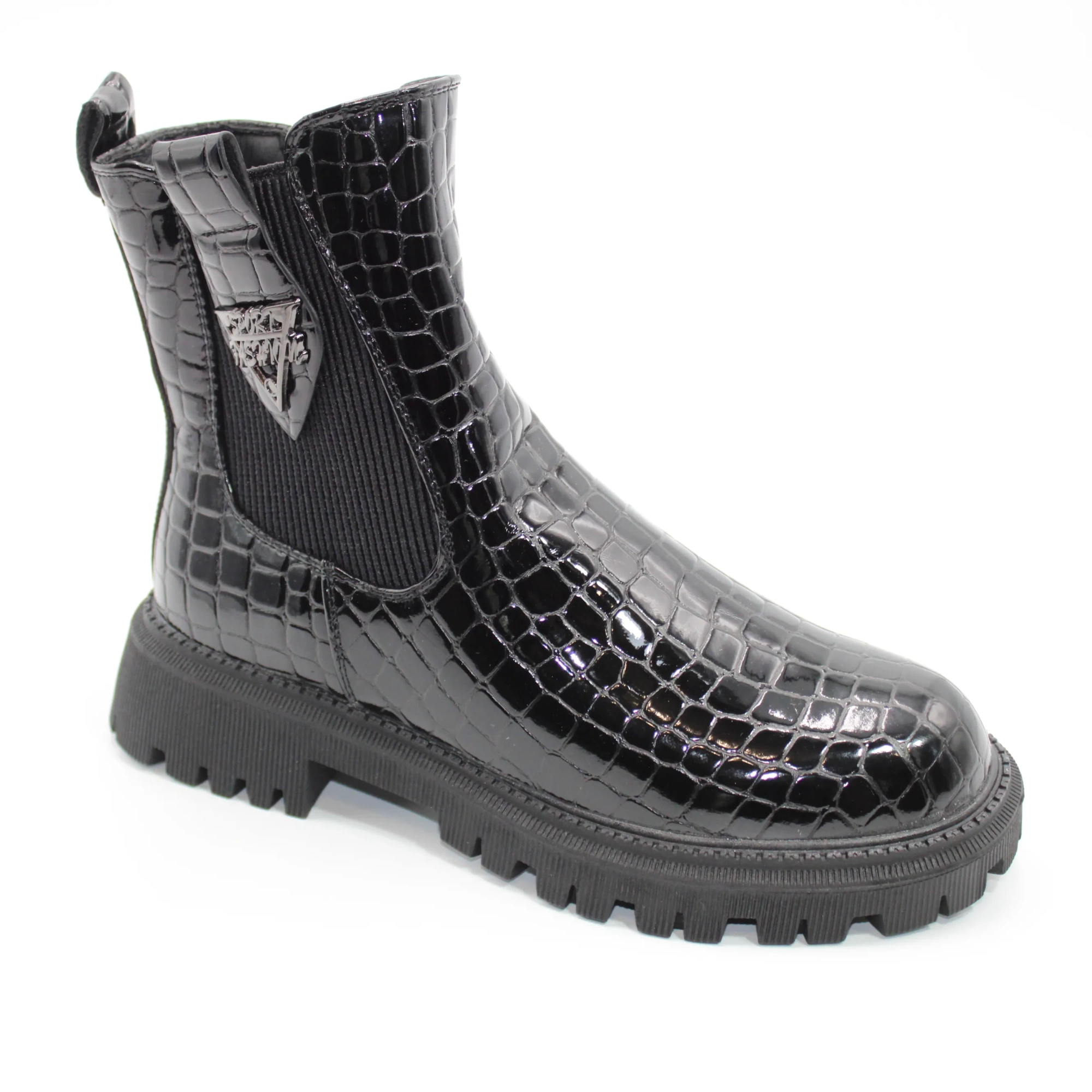 Детские ботинки черного цвета КАЛОРИЯ BS05-387