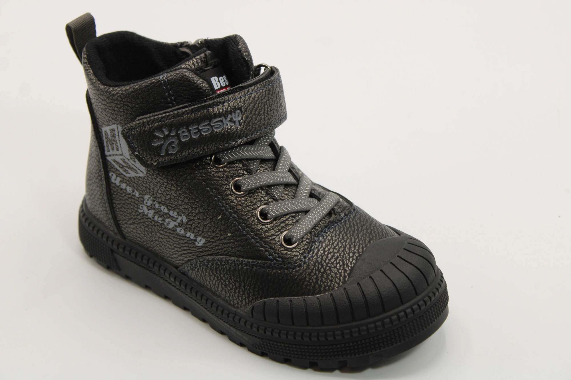 Детские ботинки черного цвета BESSKY BS03-3128