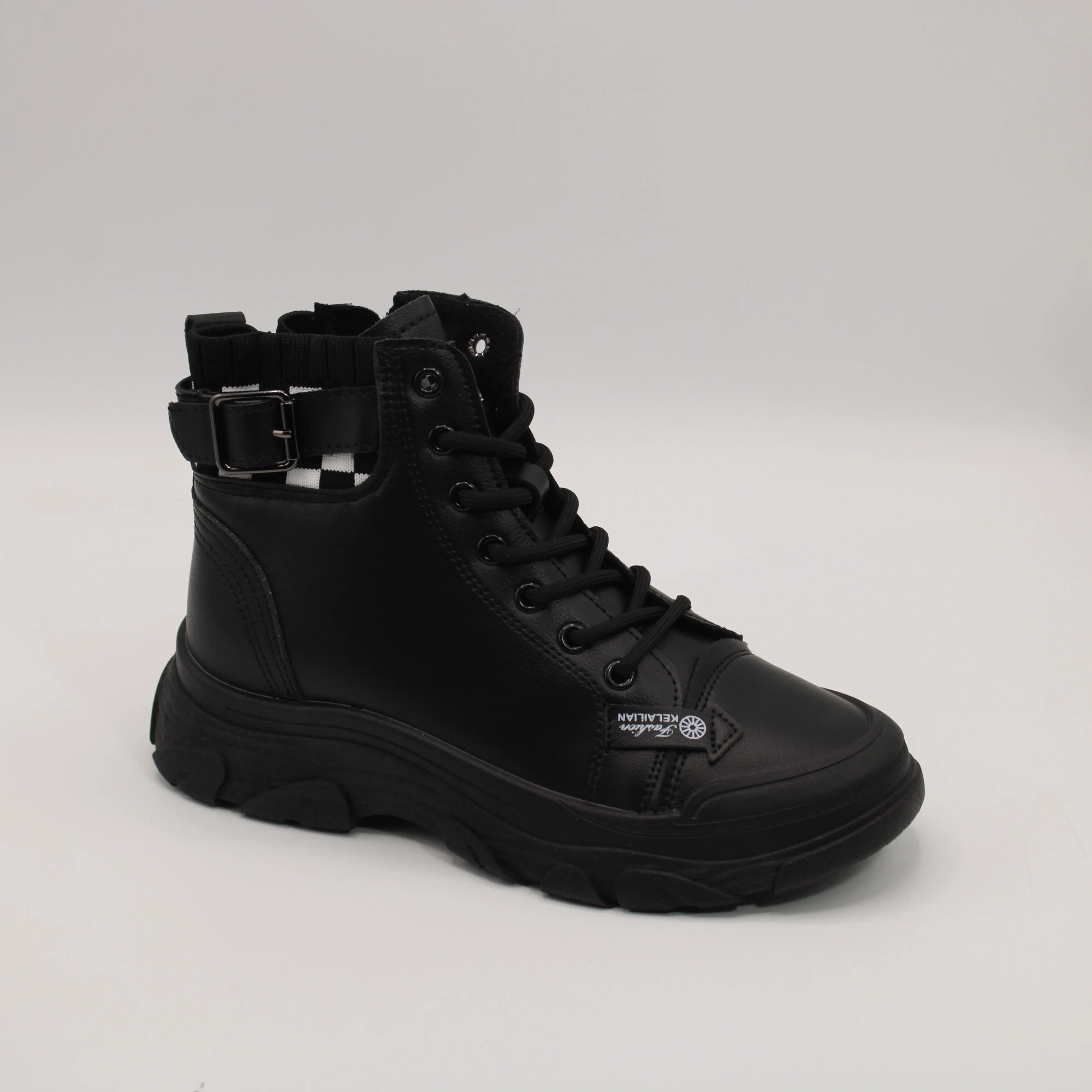 Женские ботинки черного цвета FASHION BS02-1763