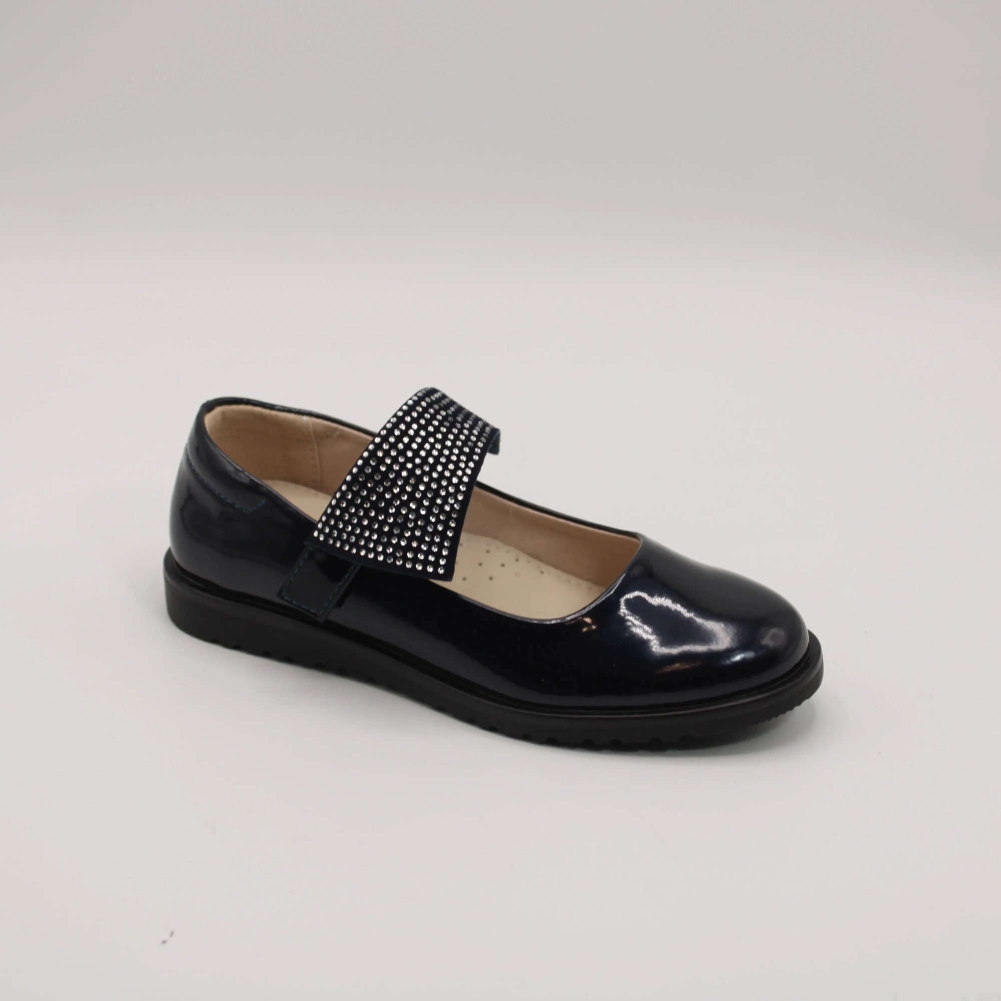 Детские туфли черного цвета СКАЗКА BS05-1104