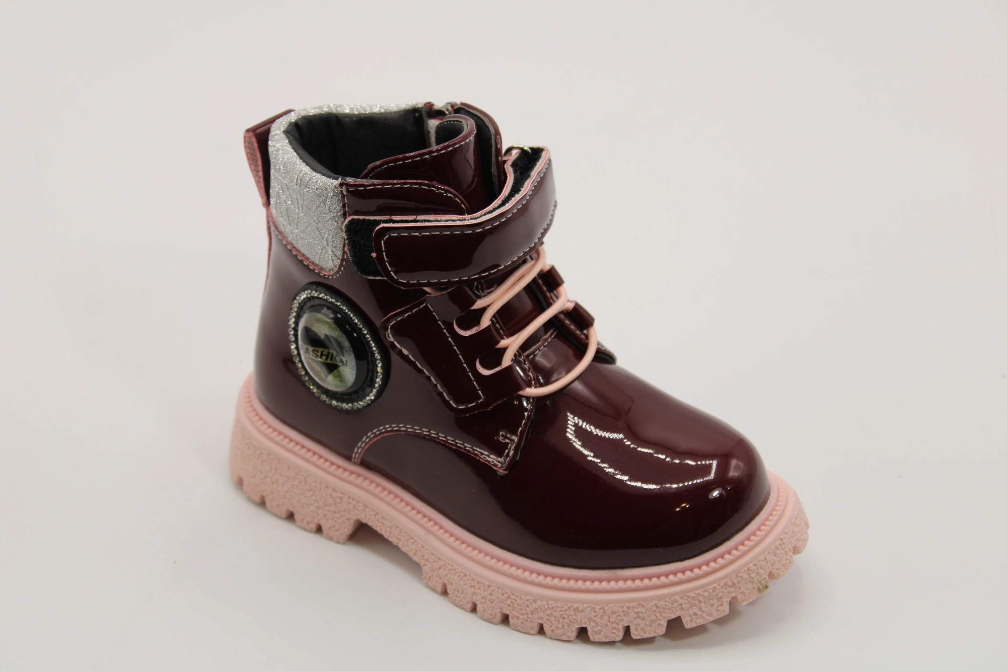 Детские ботинки цвета мультиколор SLV BS05-775