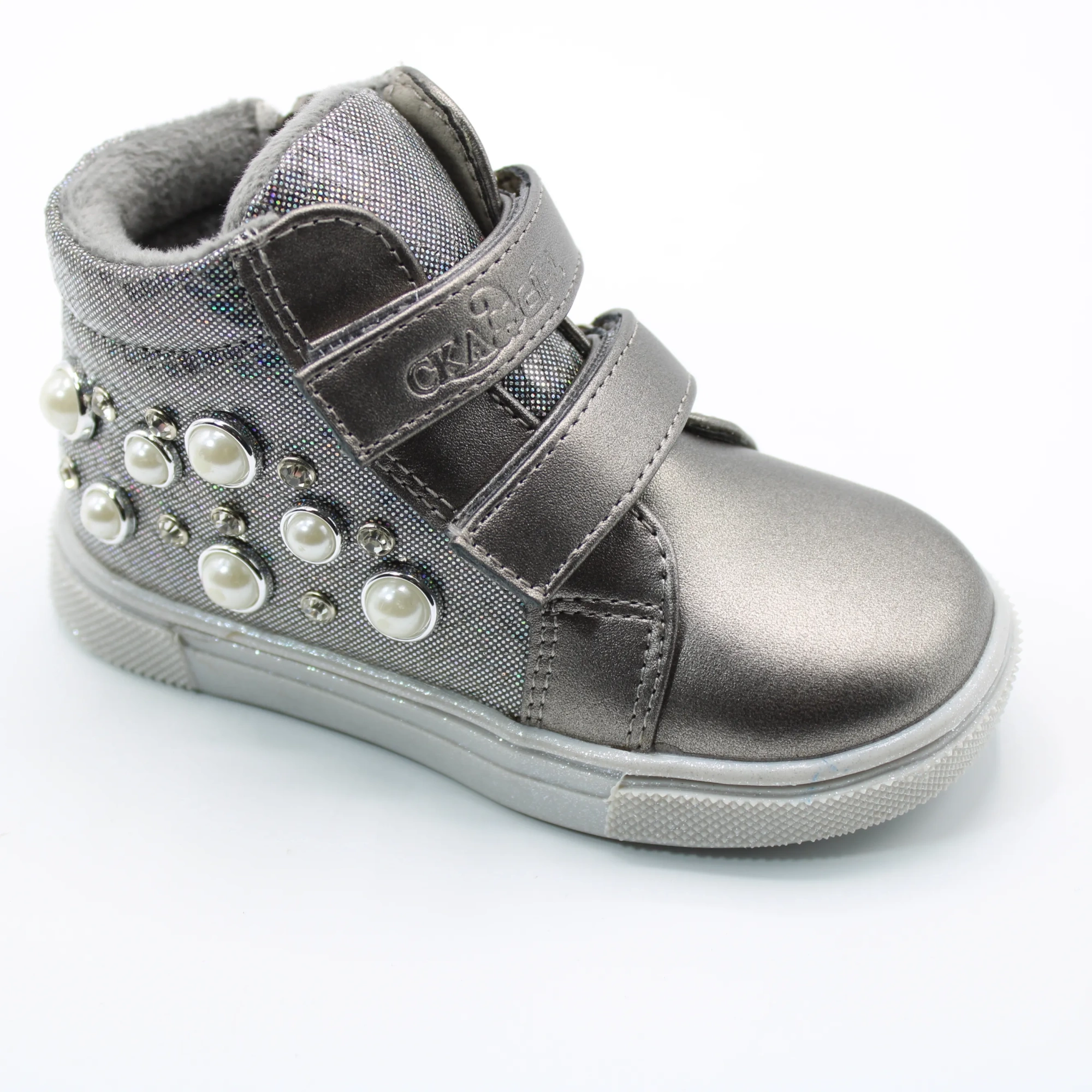 Детские осенние ботинки серого цвета СКАЗКА BS06-392