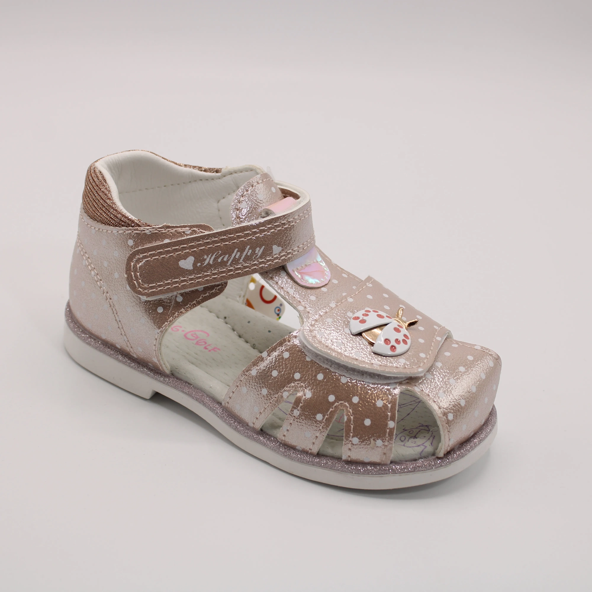 Детские босоножки бежевого цвета JONG.GOLF BS03-2857