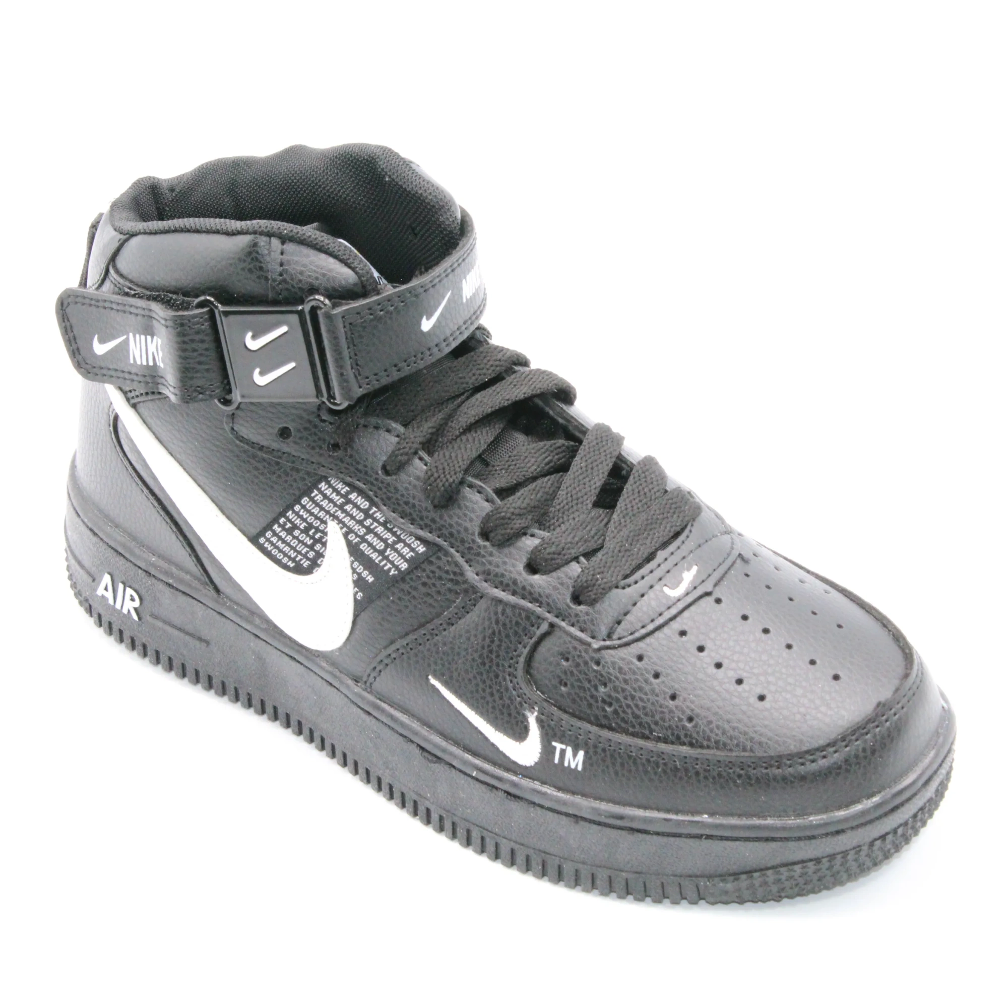 Женские весенние кроссовки черного цвета NIKE BS05-30