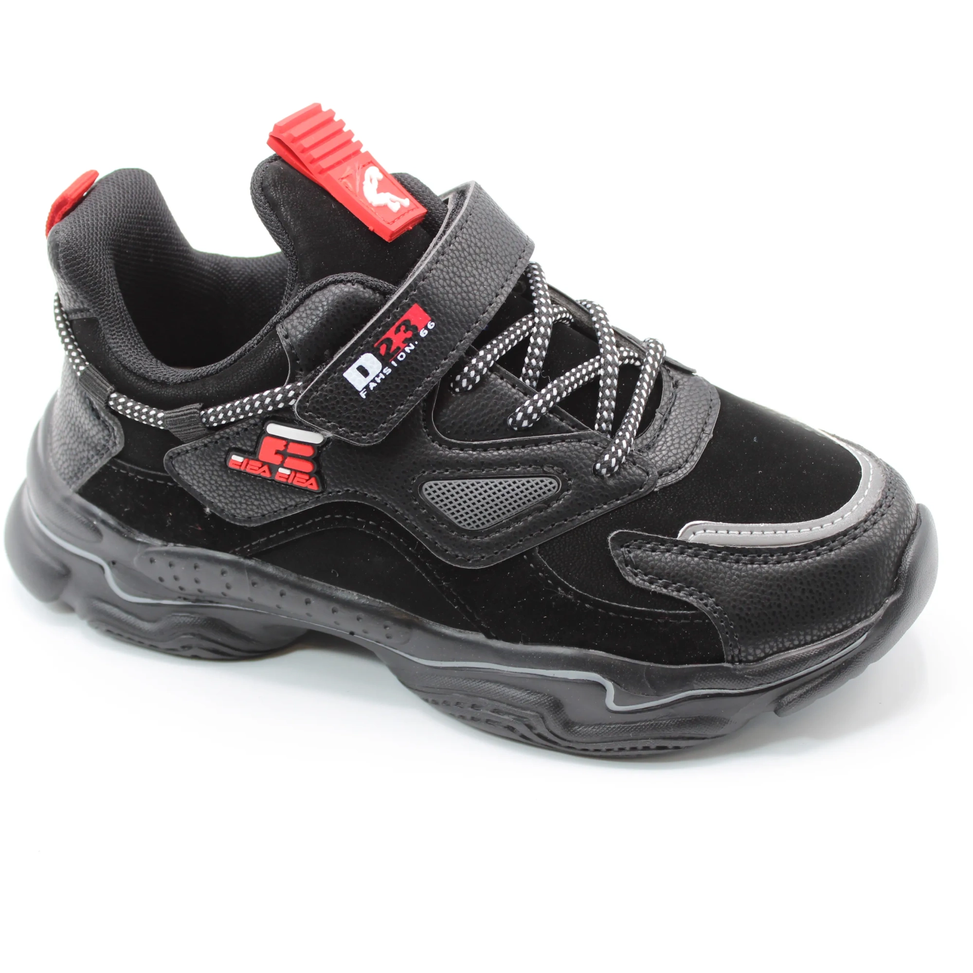 Детские осенние кроссовки черного цвета BESSKY BS03-2350