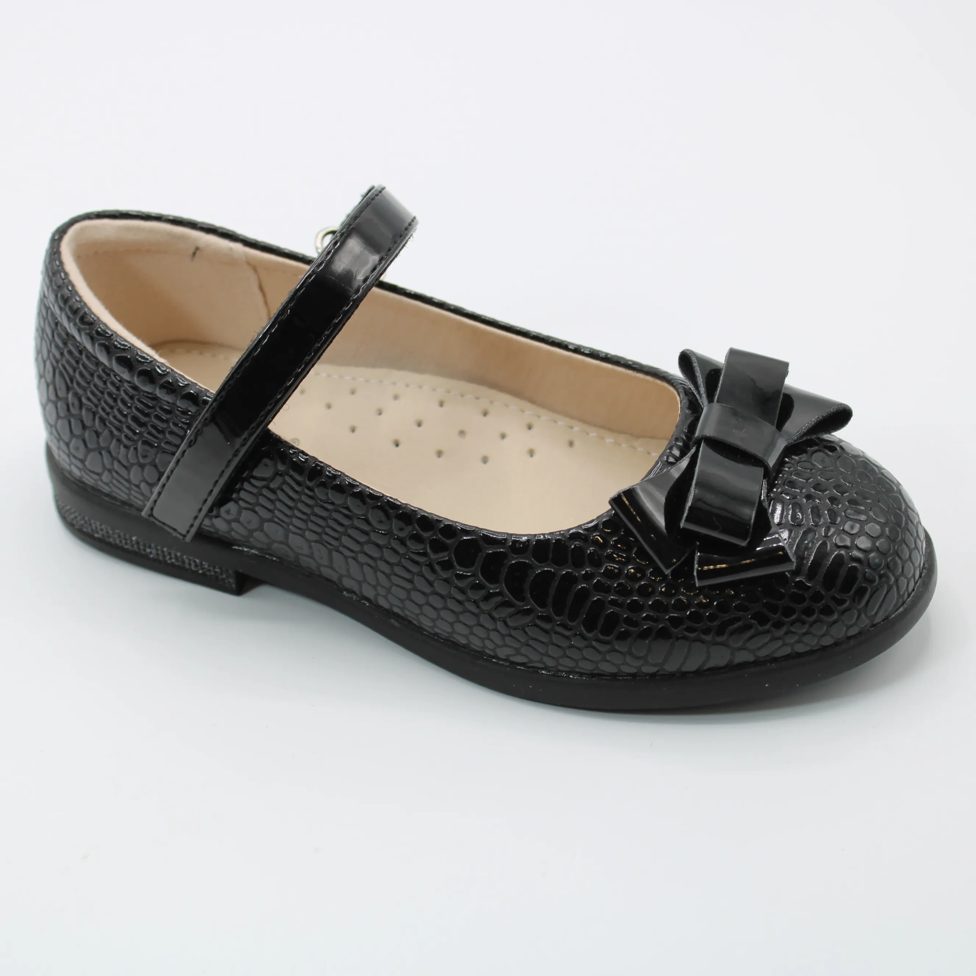 Детские осенние туфли черного цвета СКАЗКА BS03-2320