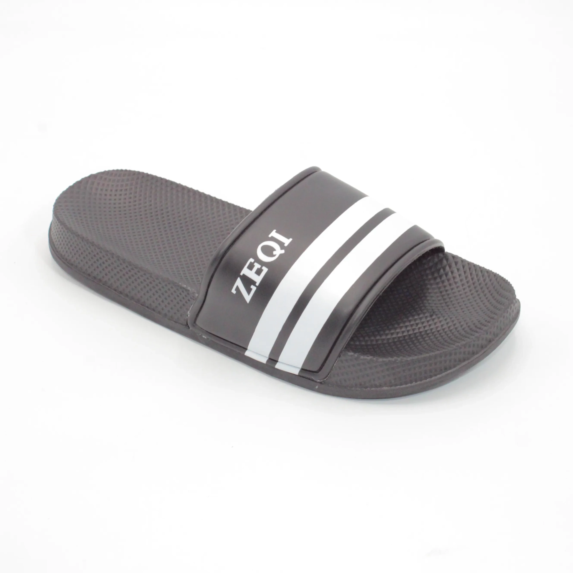 Женские летние шлепанцы черного цвета ZEQI BS01-1091