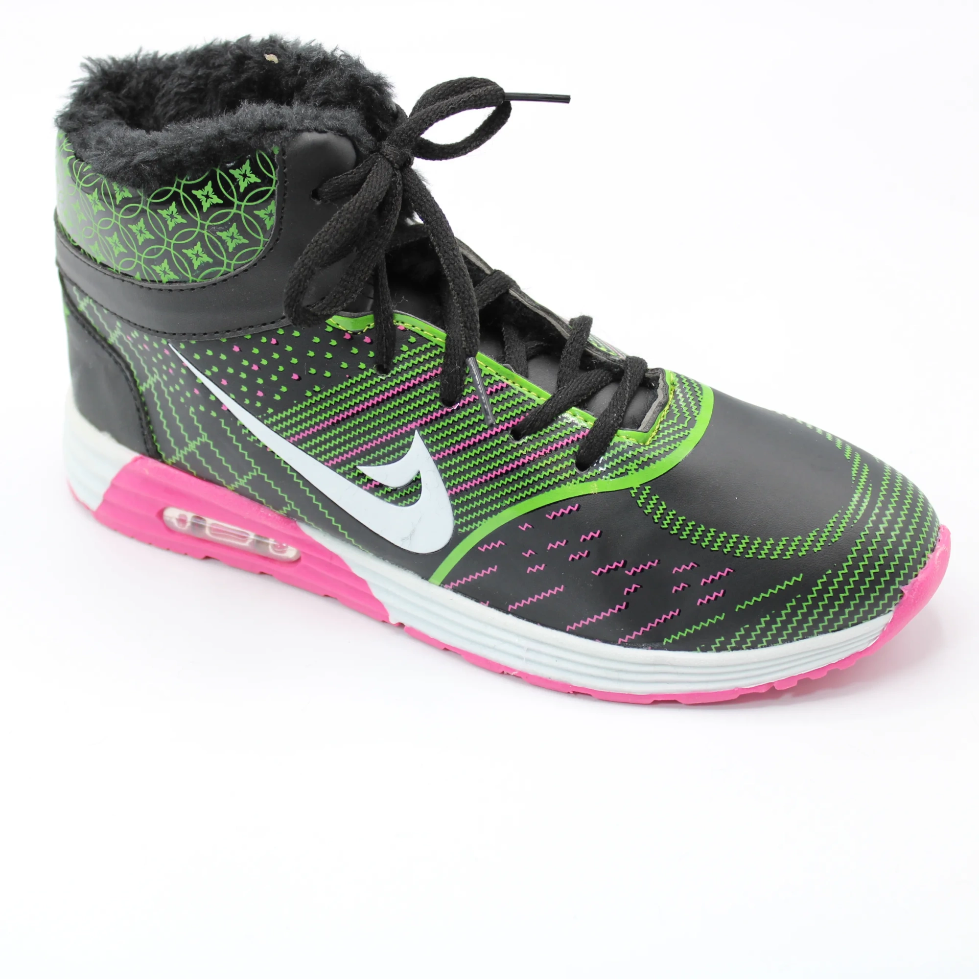 Женские зимние кроссовки зеленого цвета ZEQI BS01-901